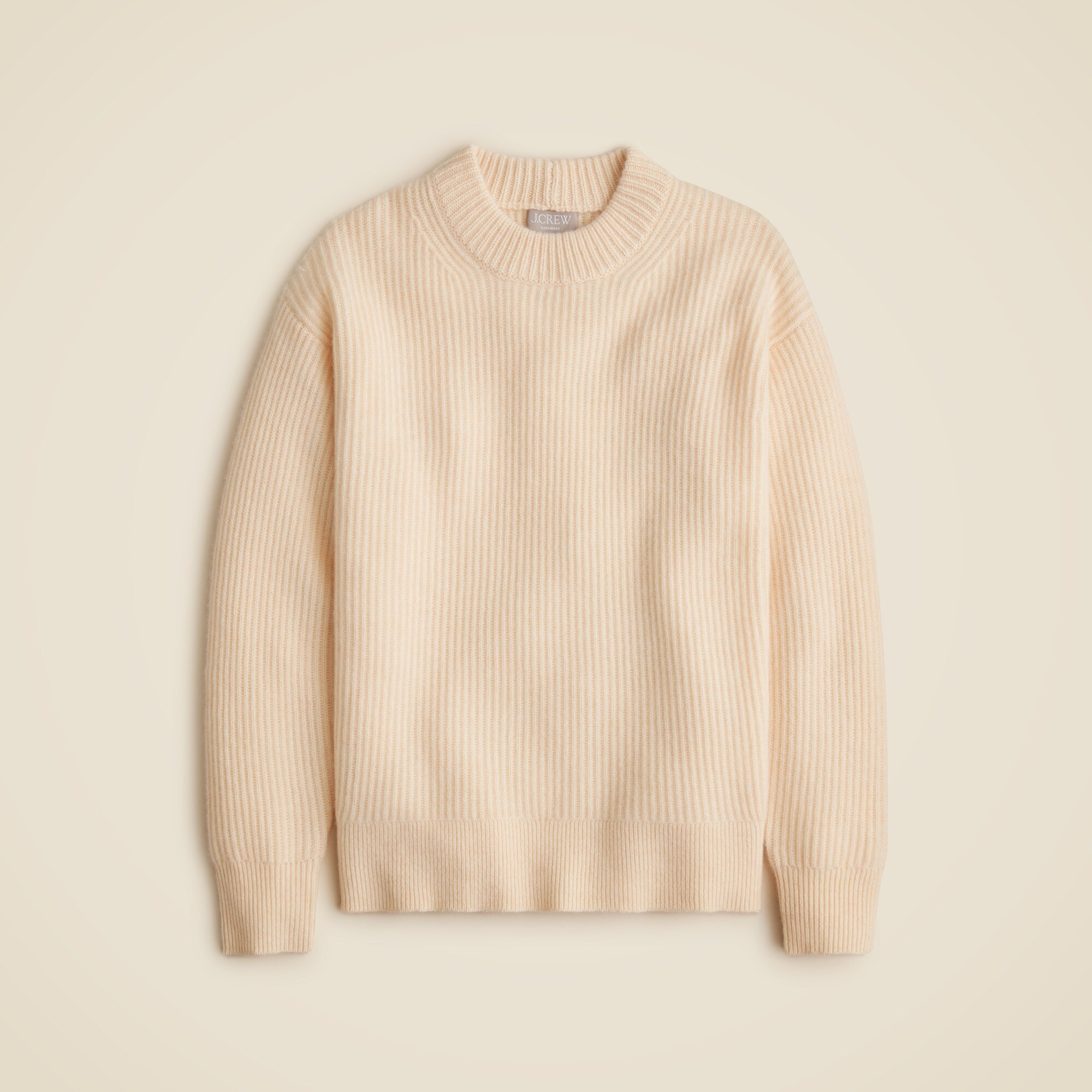 Ribbed cashmere oversized sweater