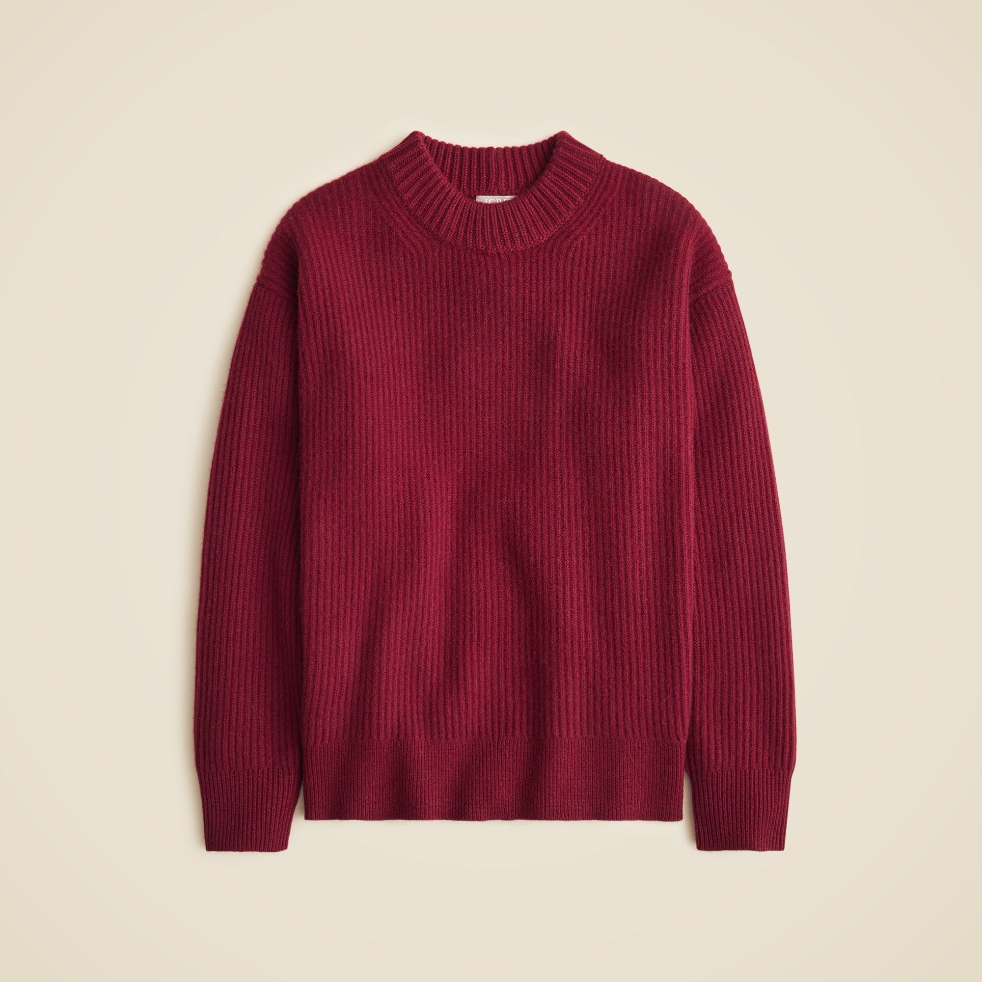 Brushed Cashmere Cropped V-neck Sweater For Women | J.Crew