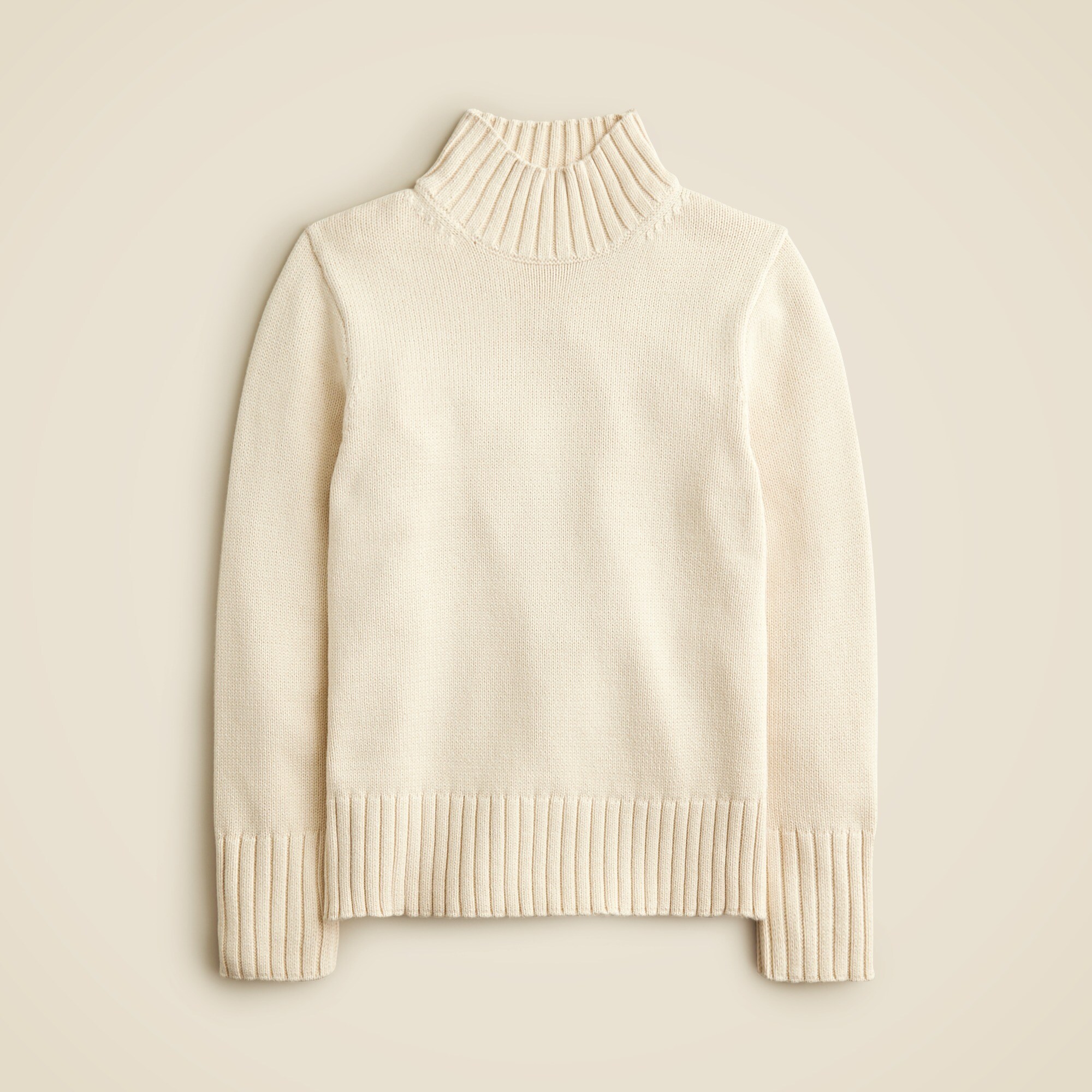 Cotton turtleneck sweater