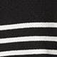 Cotton turtleneck sweater in stripe BLACK IVORY j.crew: cotton turtleneck sweater in stripe for women