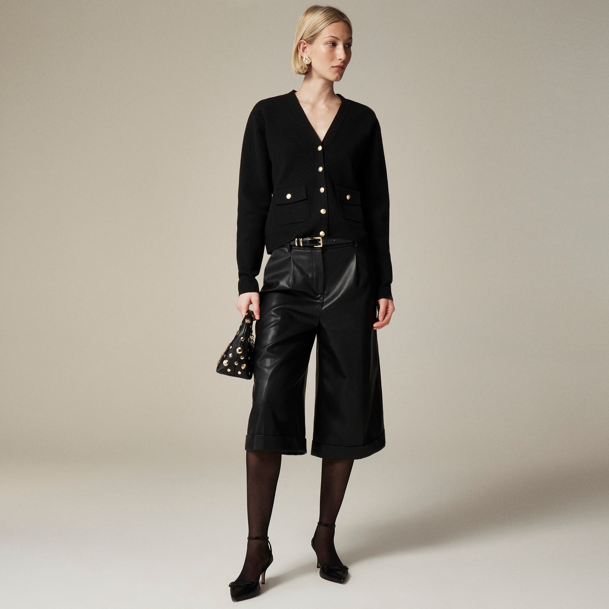 Patch-pocket cardigan - image 3