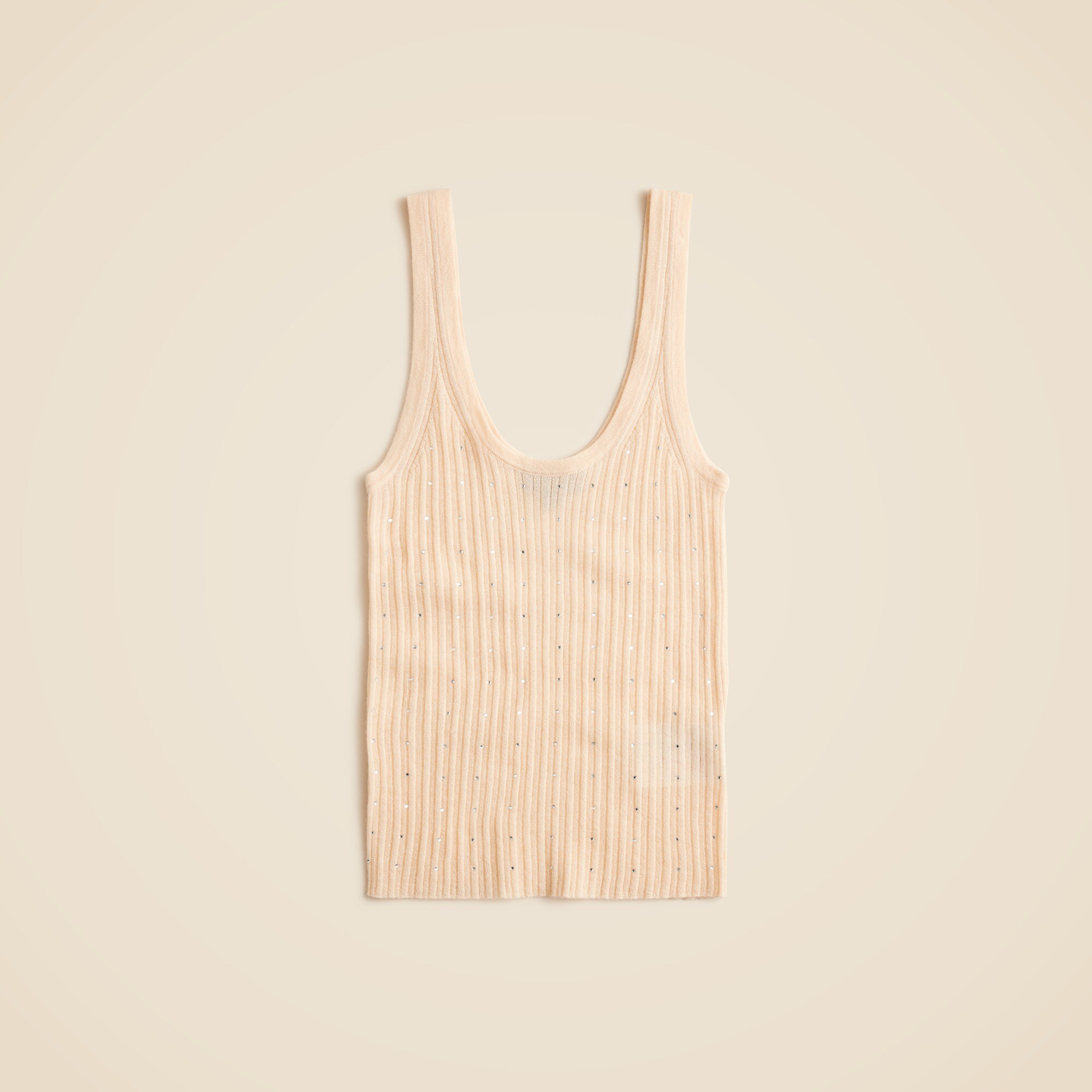 womens Featherweight cashmere embellished sweater-tank
