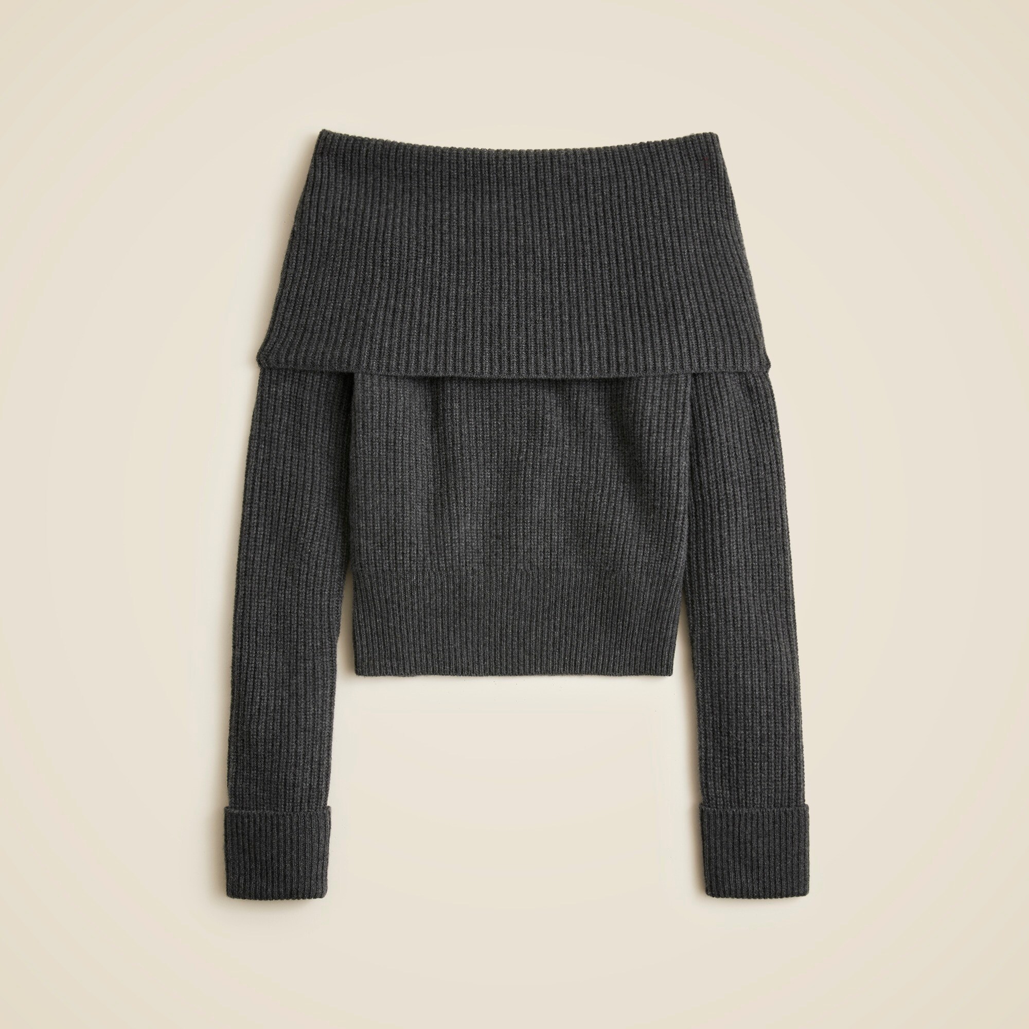 Collection cashmere off-the-shoulder sweater-top