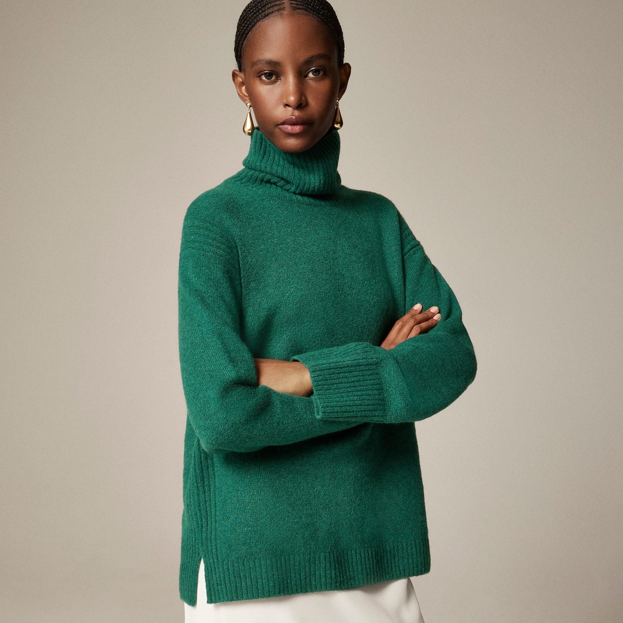 Turtleneck sweater in Supersoft yarn