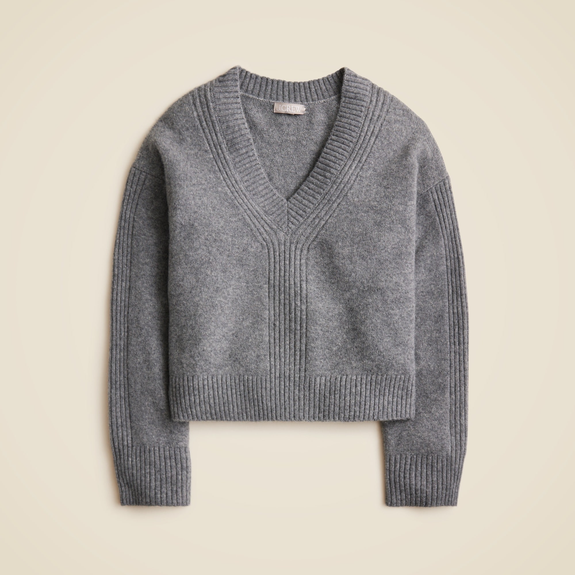 Relaxed V-neck Sweater In Supersoft Yarn For Women | J.Crew