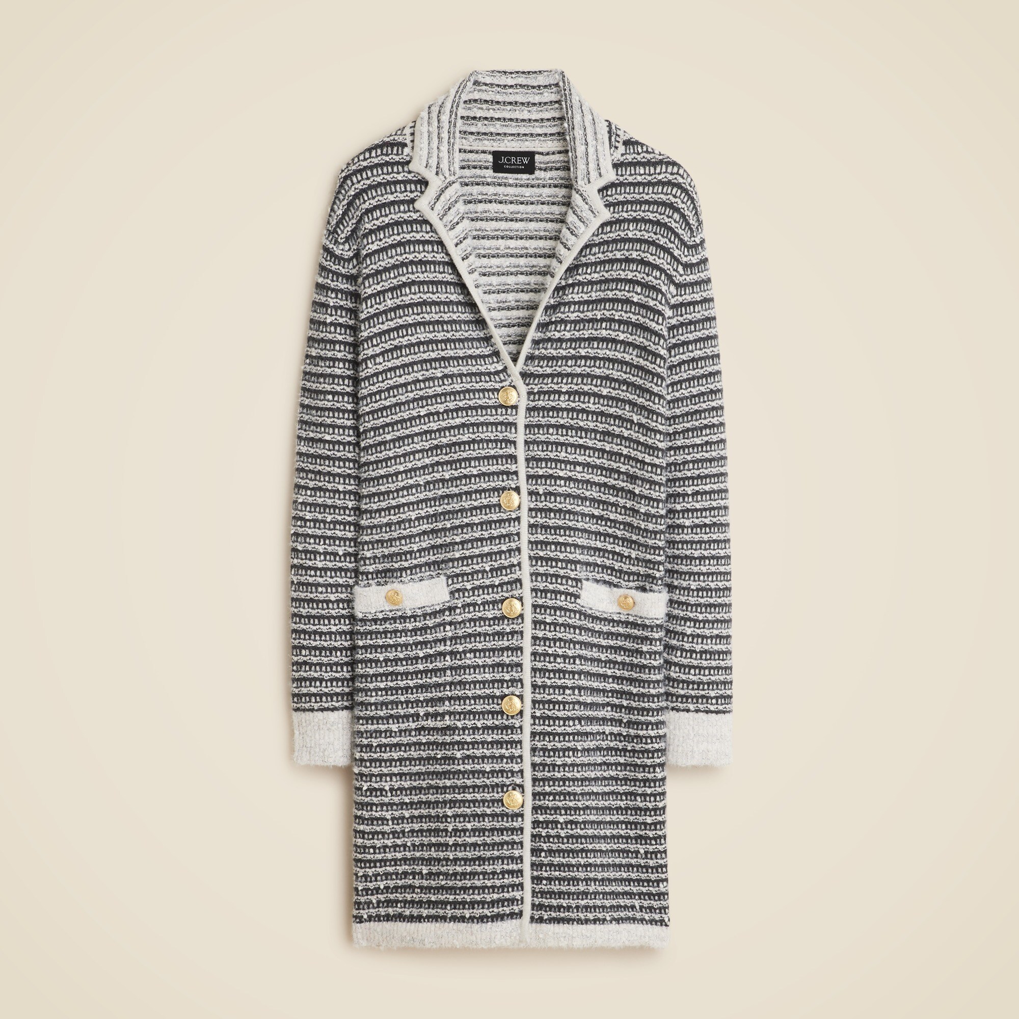 Collection Marled Tweed Sweater Blazer For Women | J.Crew