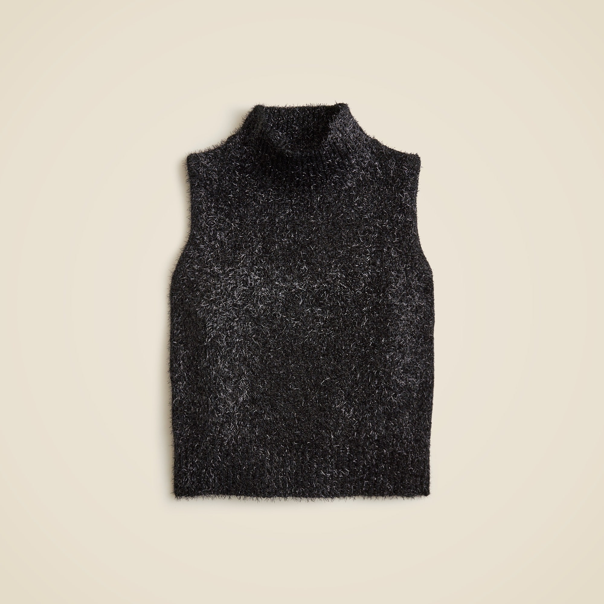 J.Crew: Textured Metallic Sweater Shell For Women