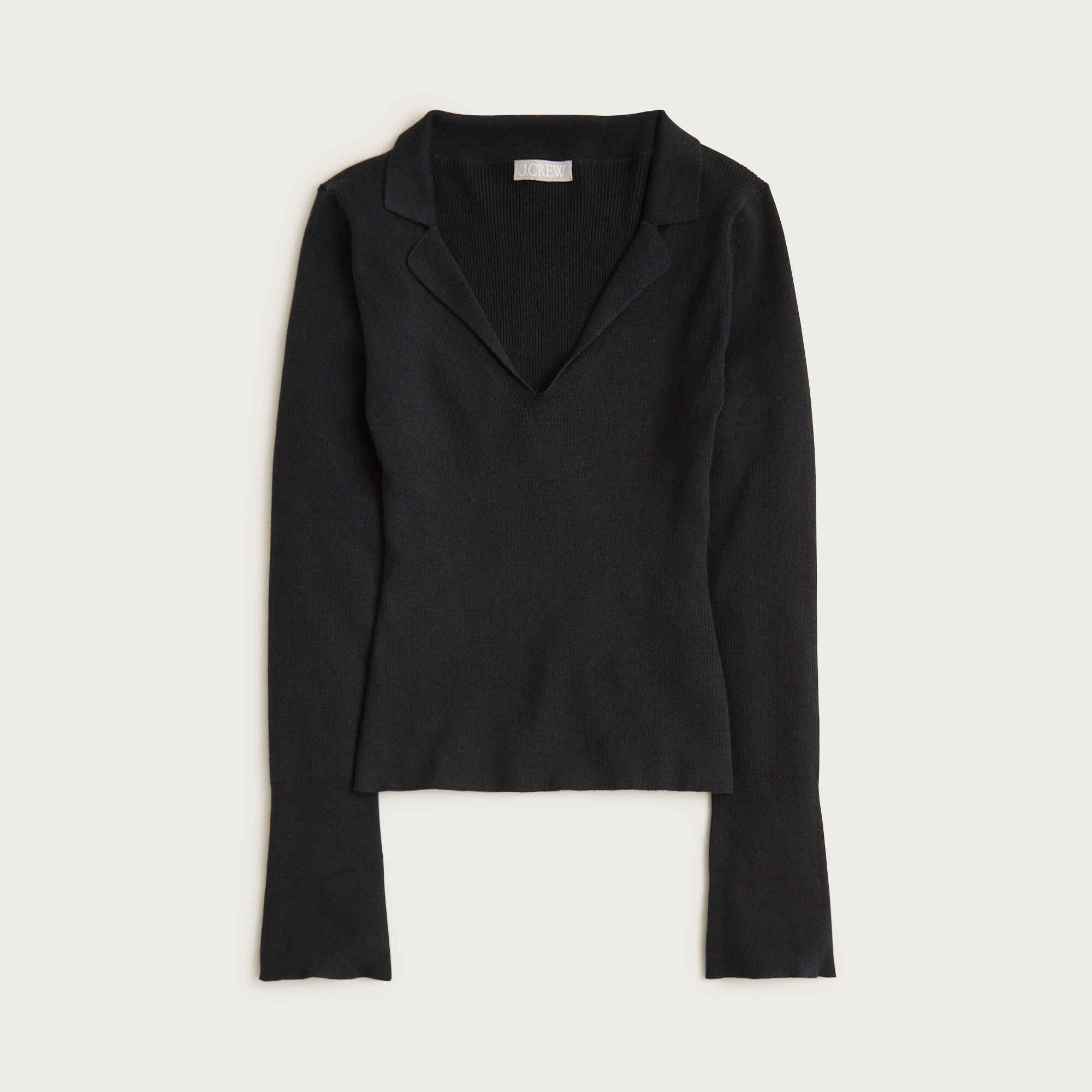 Fitted pullover sweater in TENCEL™ lyocell blend