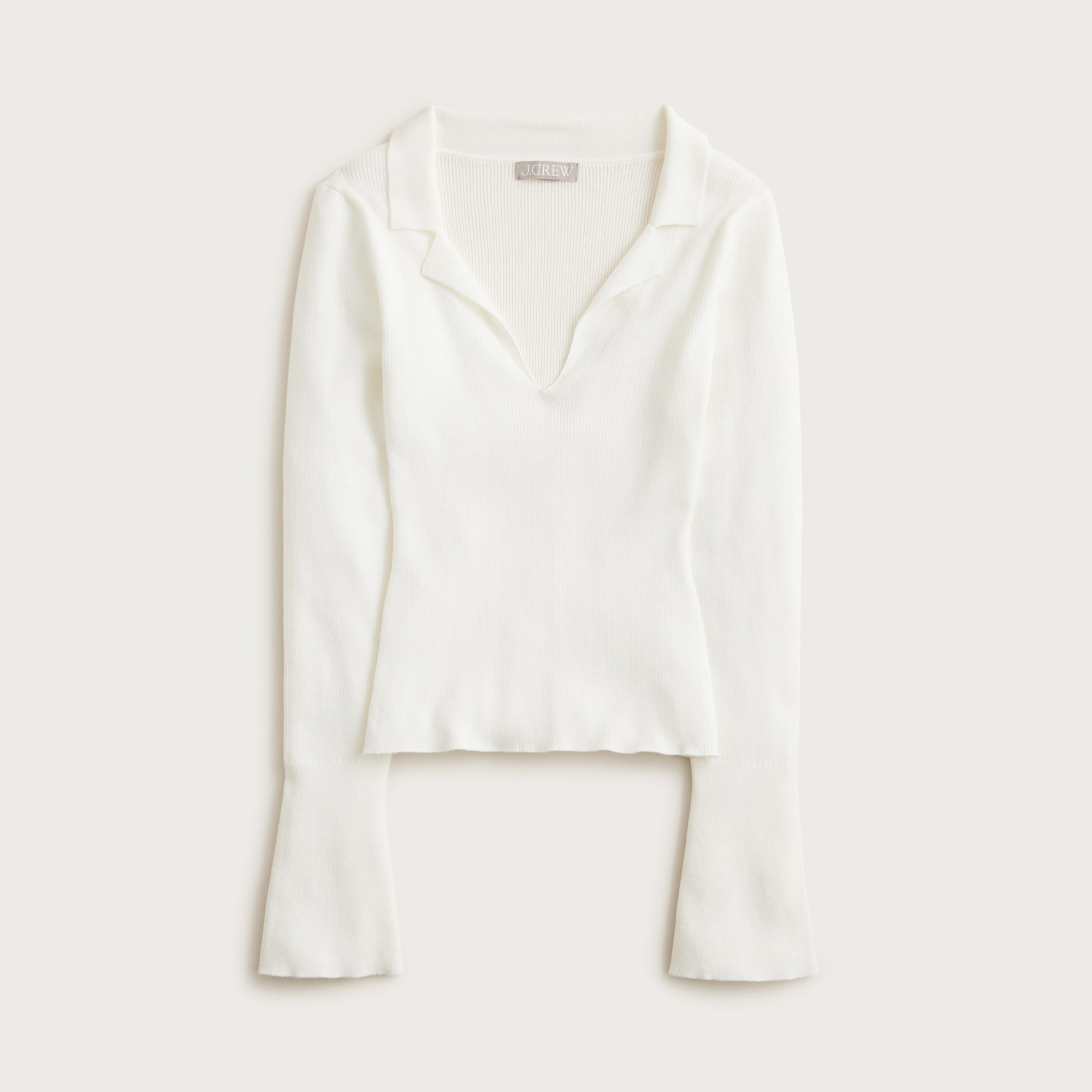 Fitted pullover sweater in TENCEL™ lyocell blend