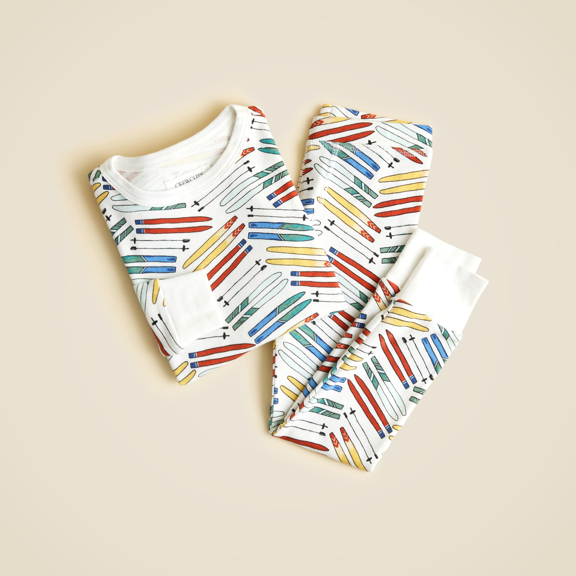  Kids' long-sleeve printed pajama set