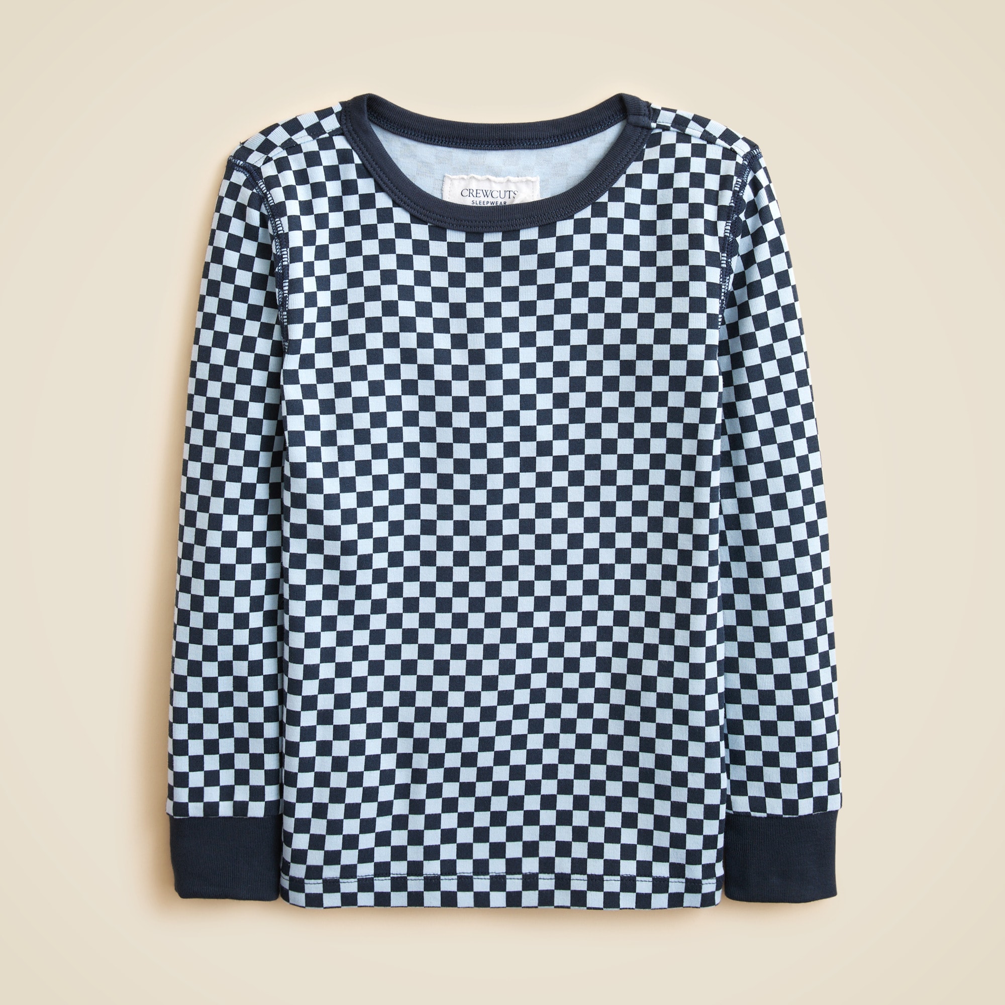 Kids' long-sleeve printed pajama set