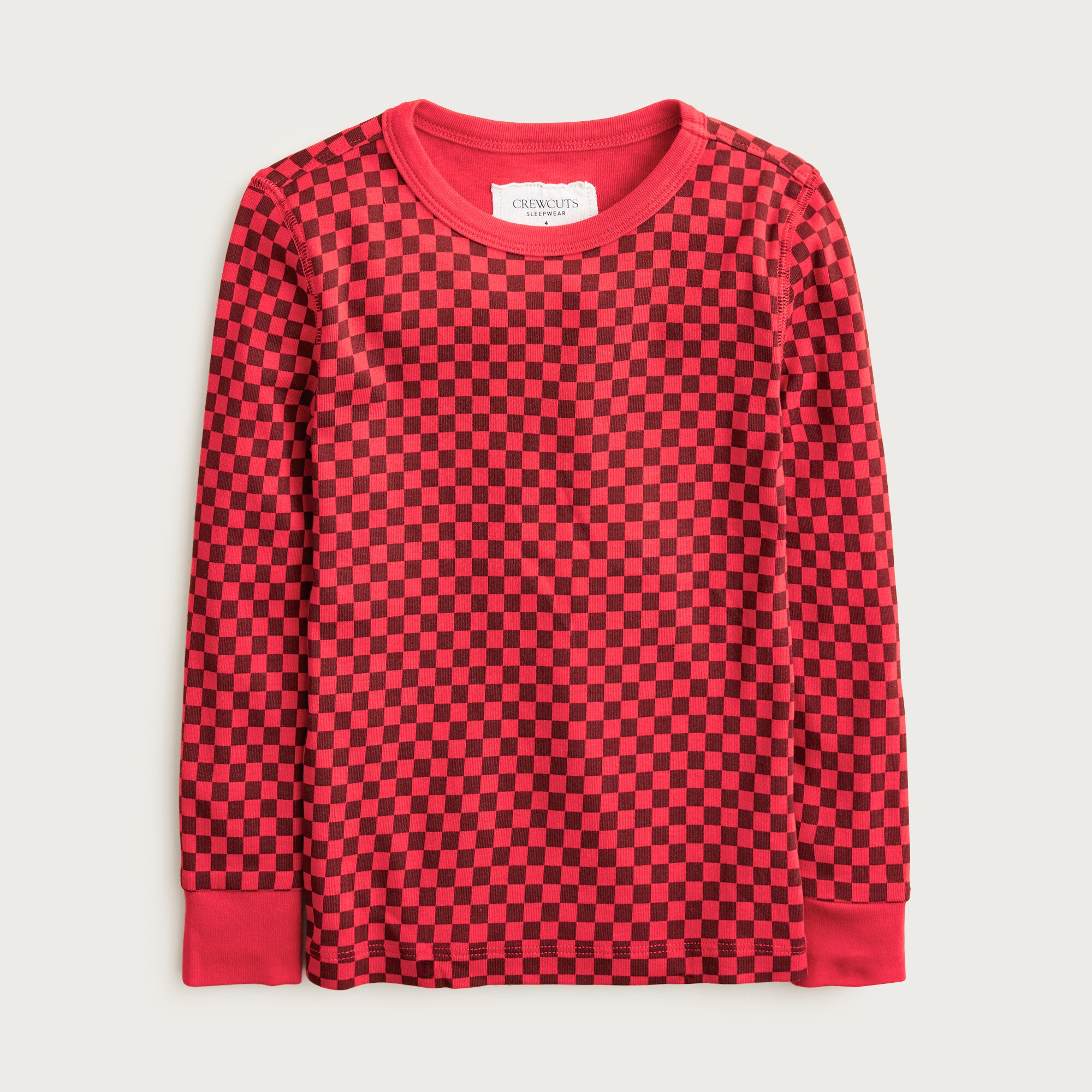 Kids' long-sleeve printed pajama set