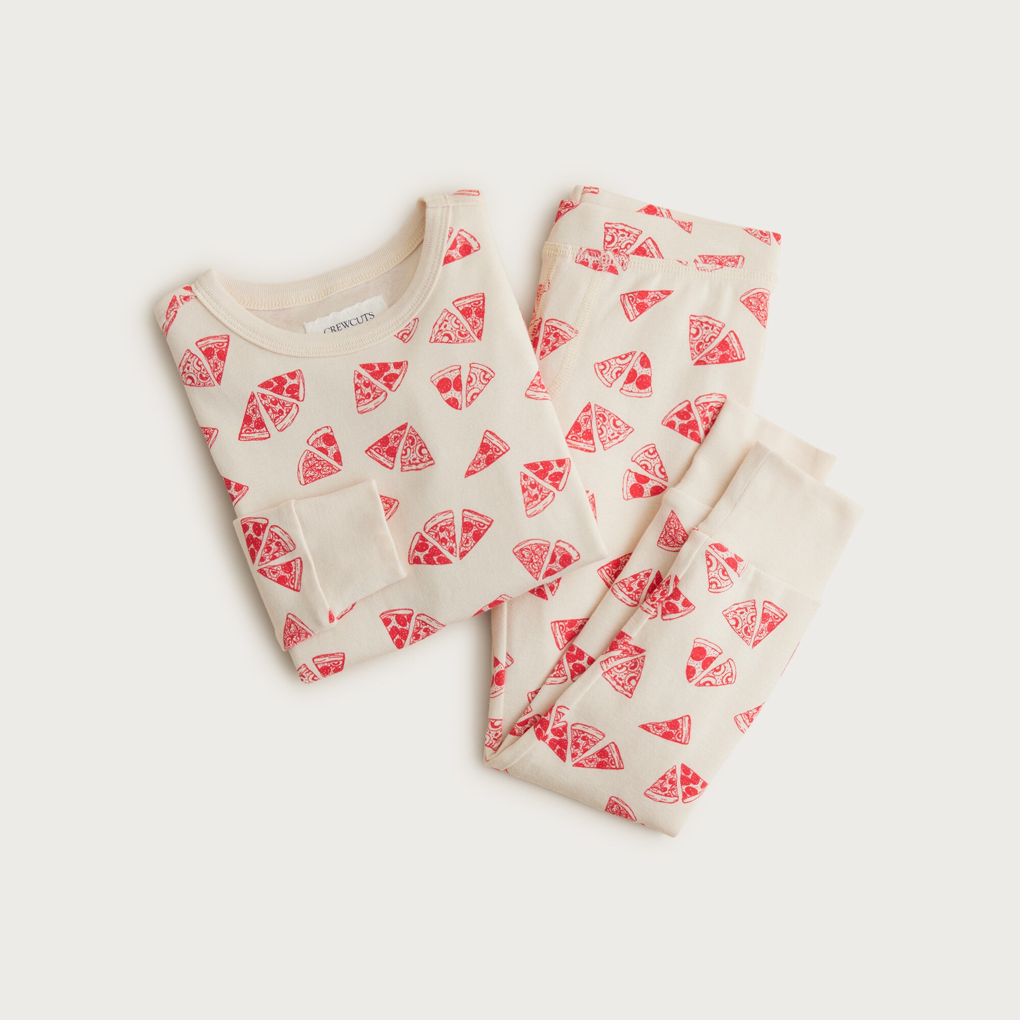 Kids' long-sleeve printed pajama set