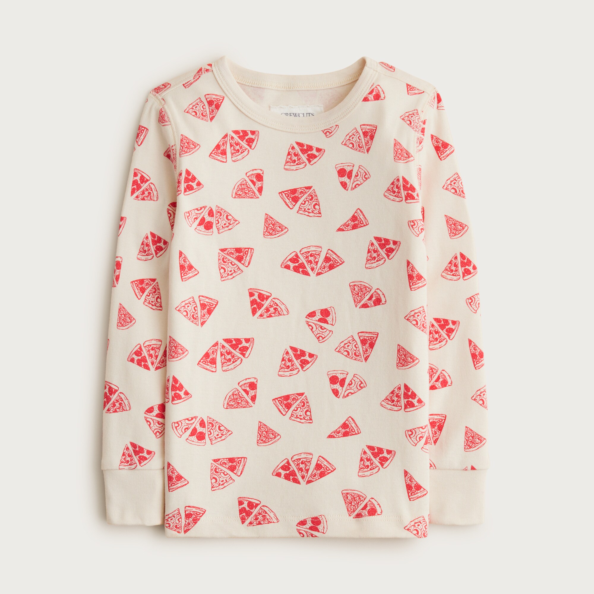 Kids' long-sleeve printed pajama set