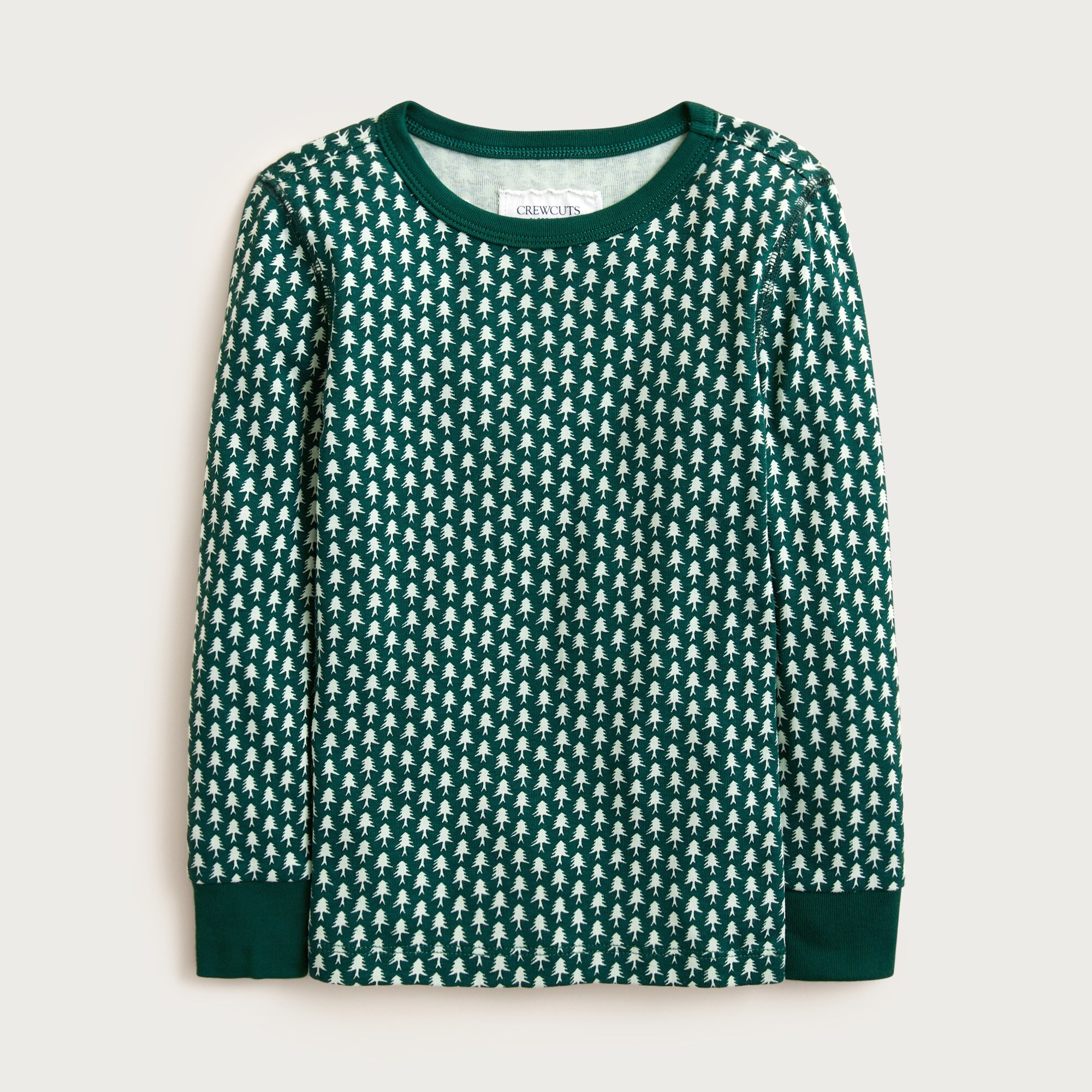 Kids' long-sleeve printed pajama set