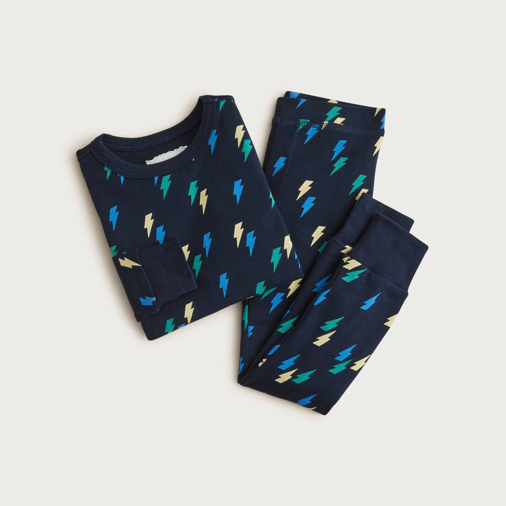 Kids' long-sleeve printed pajama set from J.Crew - $17.99 (74% off)