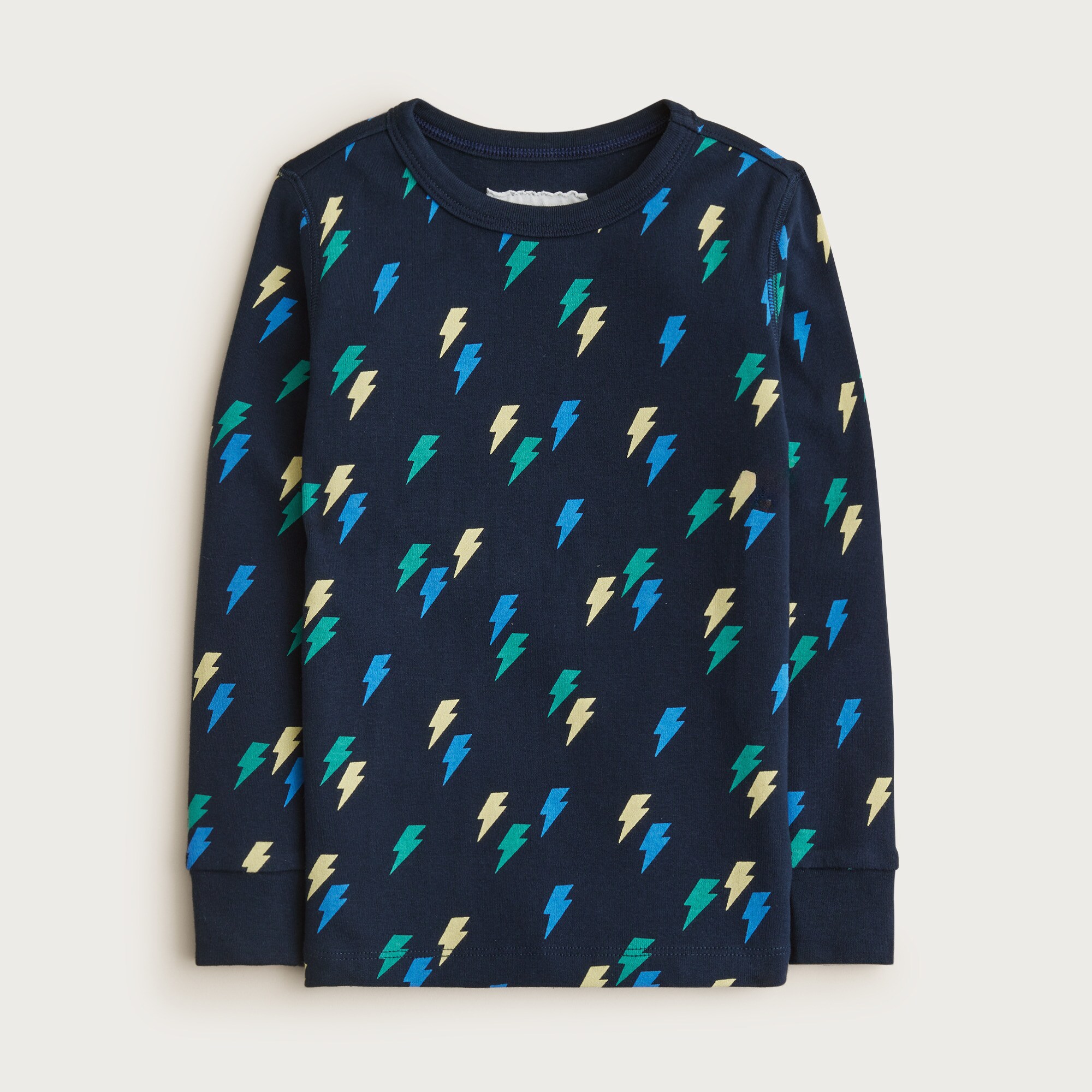 Kids' long-sleeve printed pajama set
