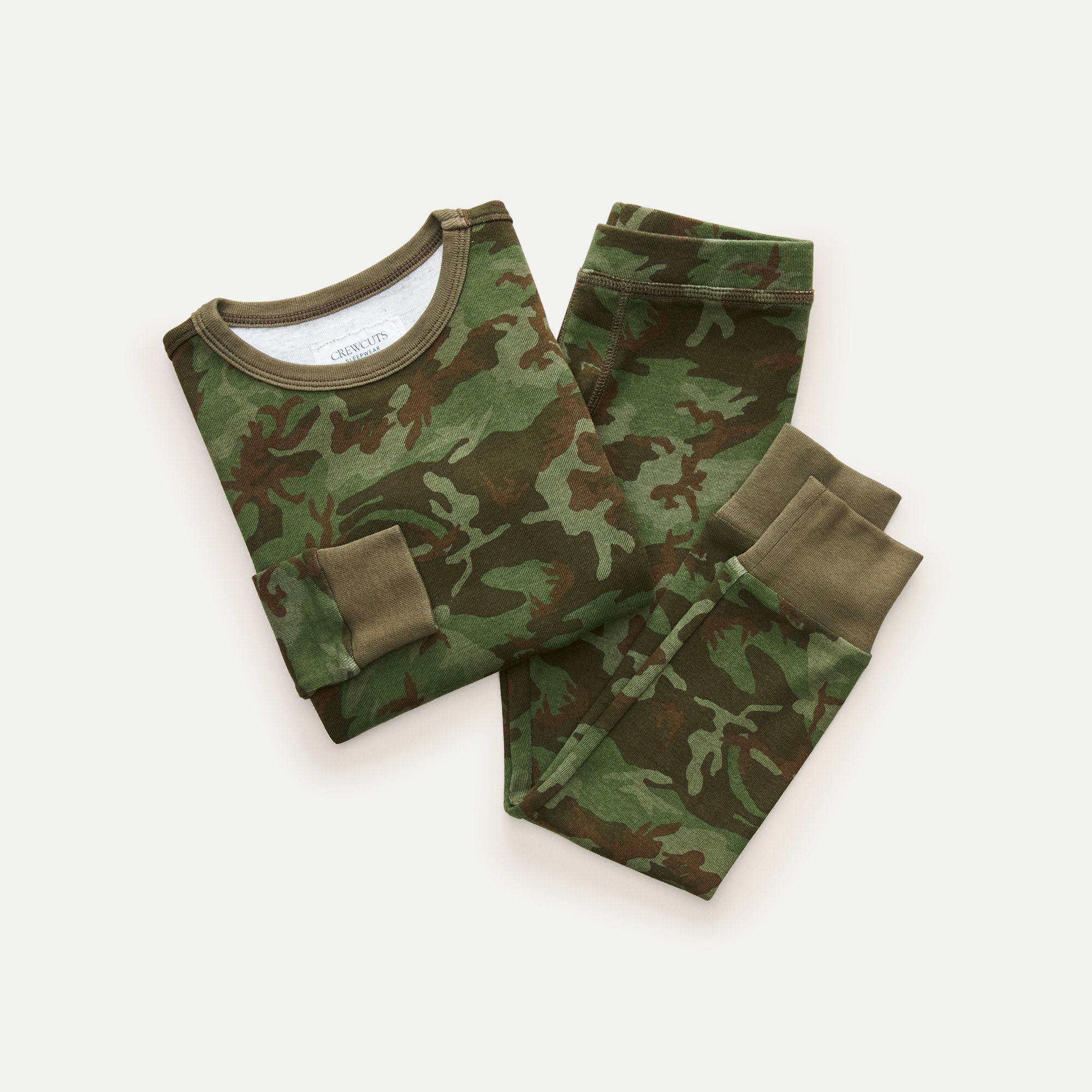 Kids' long-sleeve printed pajama set