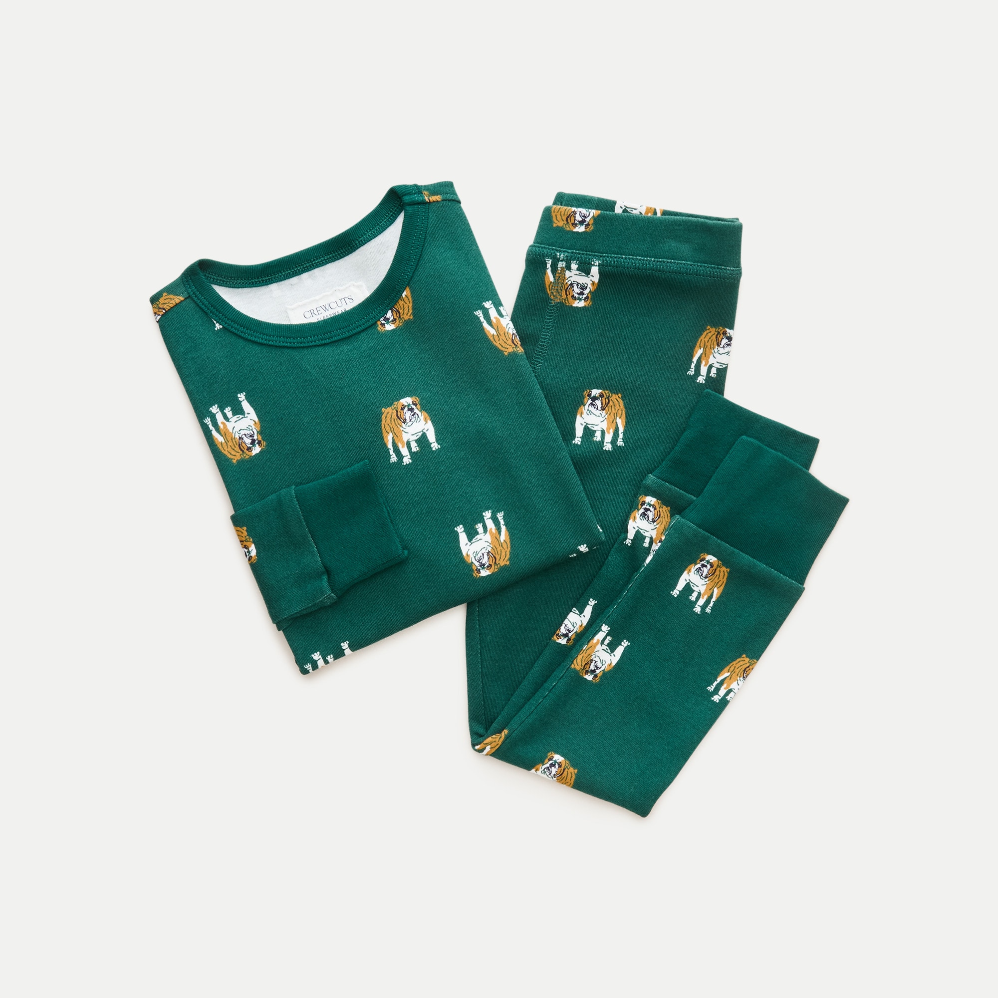Kids' long-sleeve printed pajama set