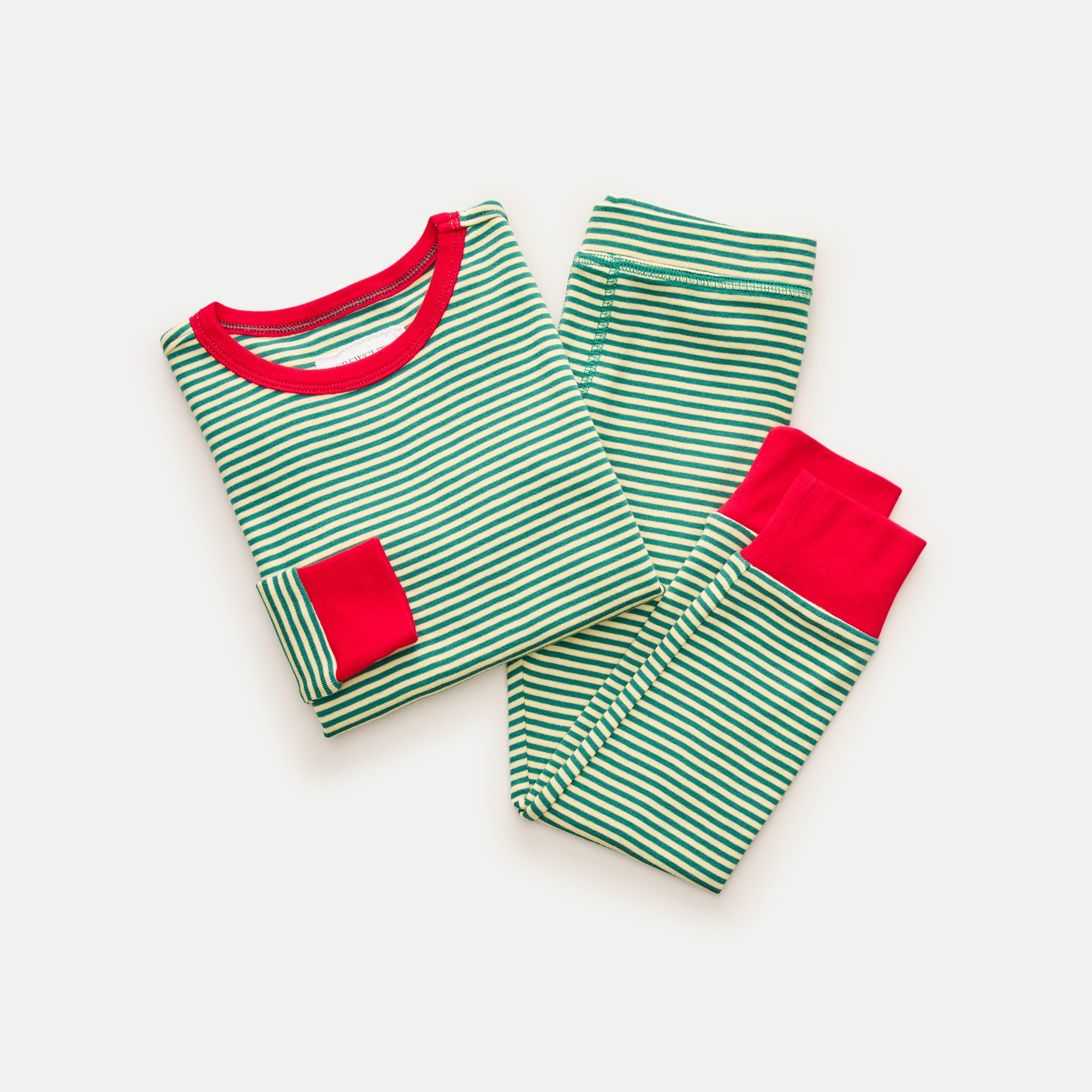 Kids' long-sleeve printed pajama set