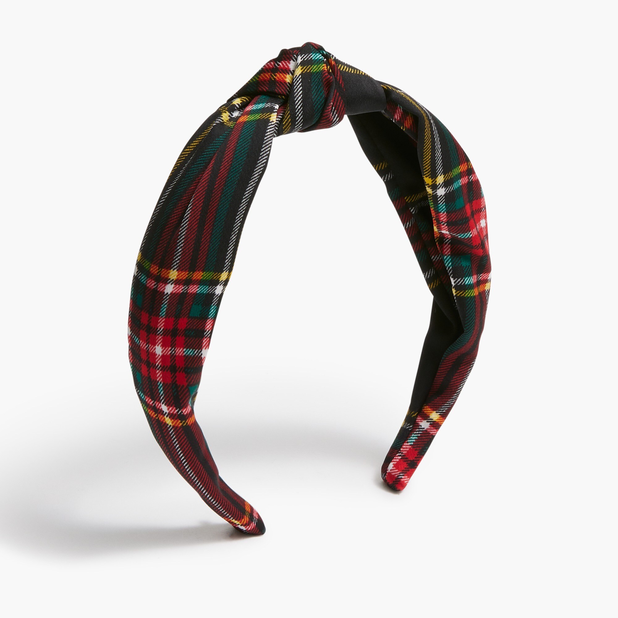 Tartan knot headband