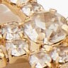 Long crystal bow statement earrings CRYSTAL factory: long crystal bow statement earrings for women