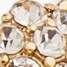 Linear crystal flower statement earrings CRYSTAL factory: linear crystal flower statement earrings for women