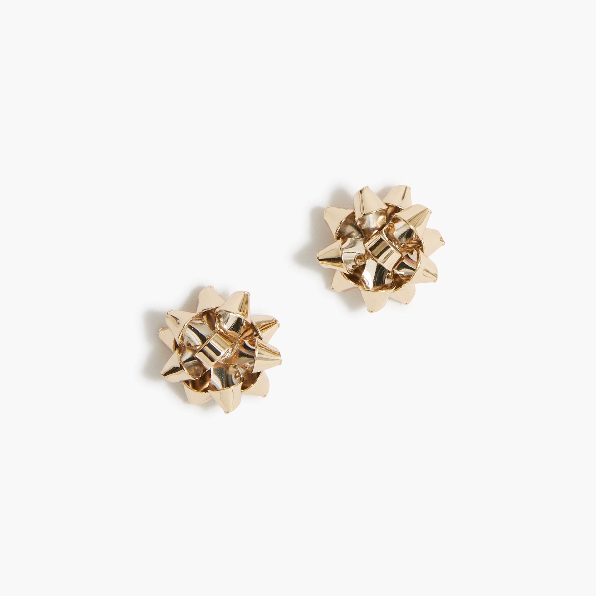 Gift bow stud earrings