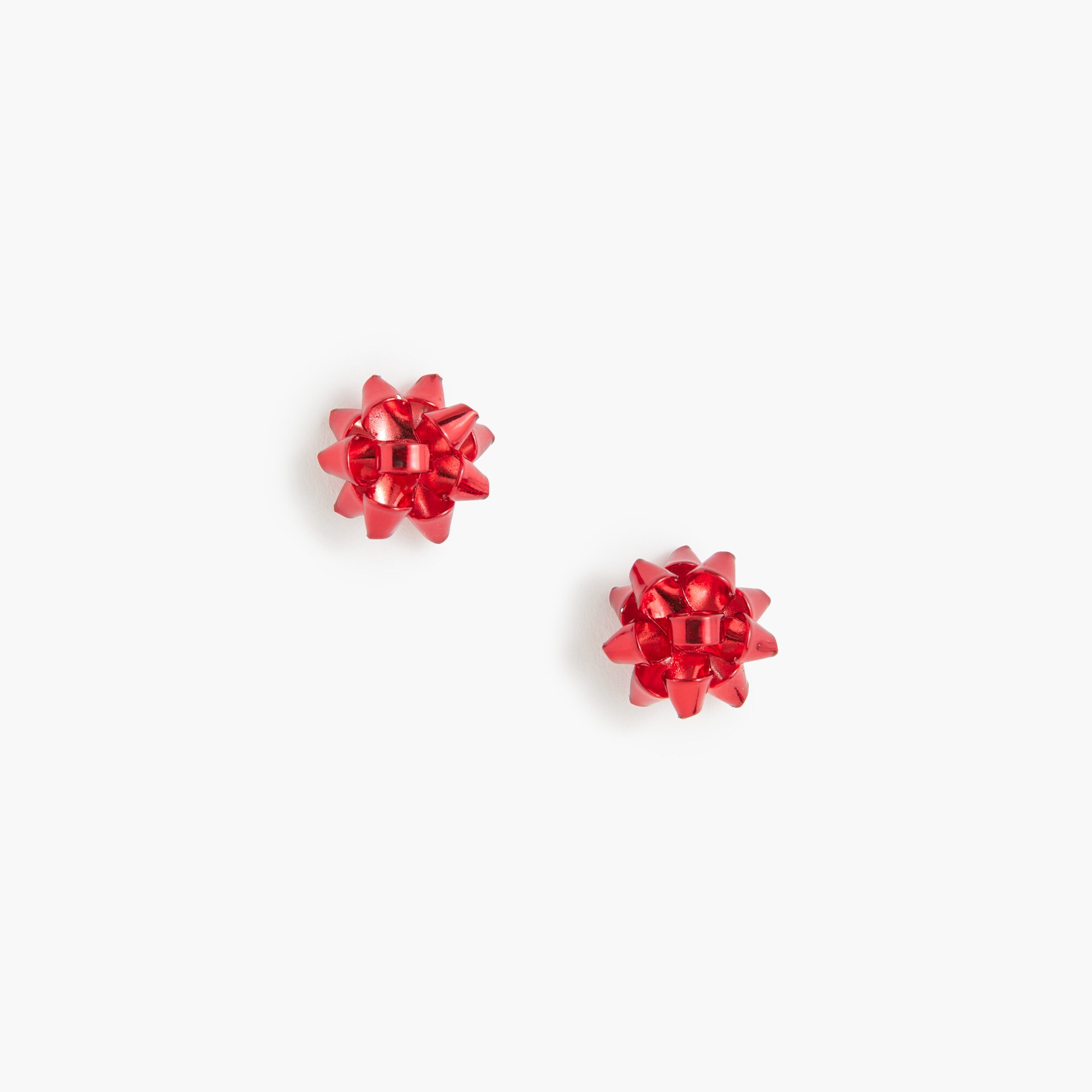 Gift bow stud earrings