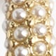 Mini pearl and pav&eacute; hoop earrings PEARL factory: mini pearl and pav&eacute; hoop earrings for women
