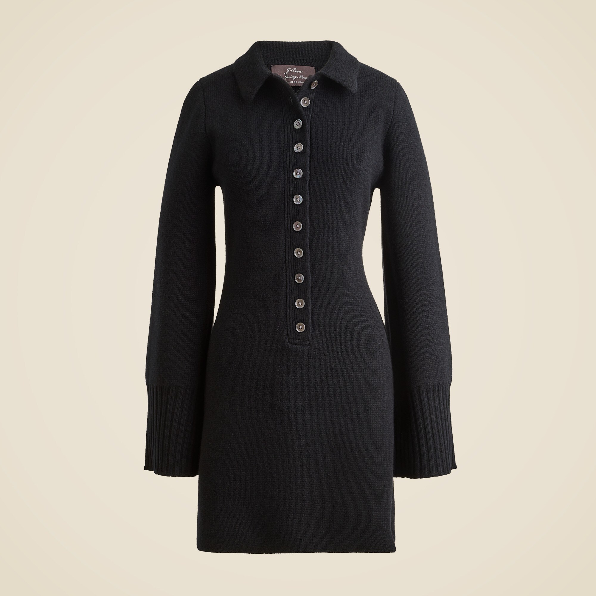  Spring Street cashmere polo sweater-dress