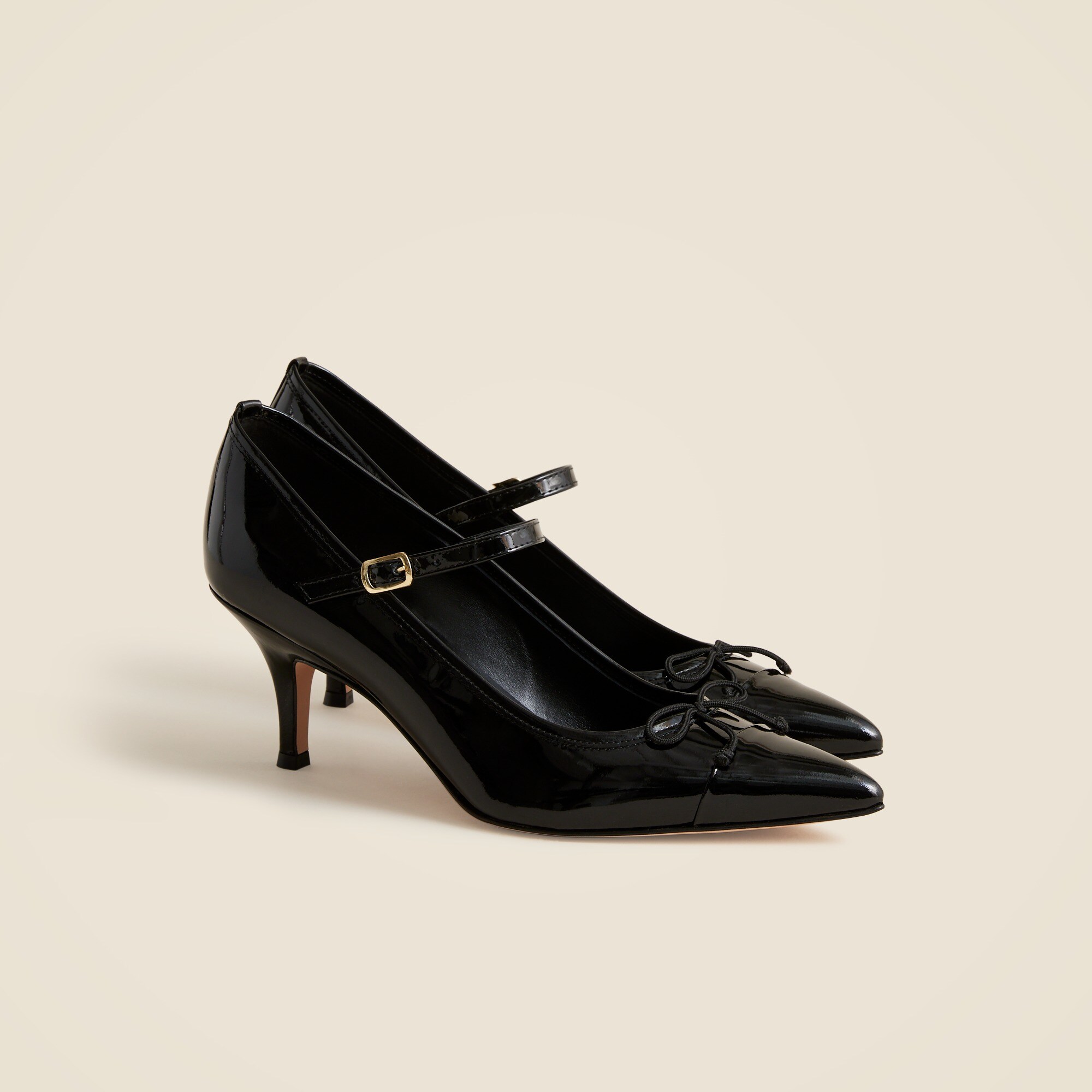 Made-in-Italy Colette Cap-toe Pumps In Patent Leather For Women