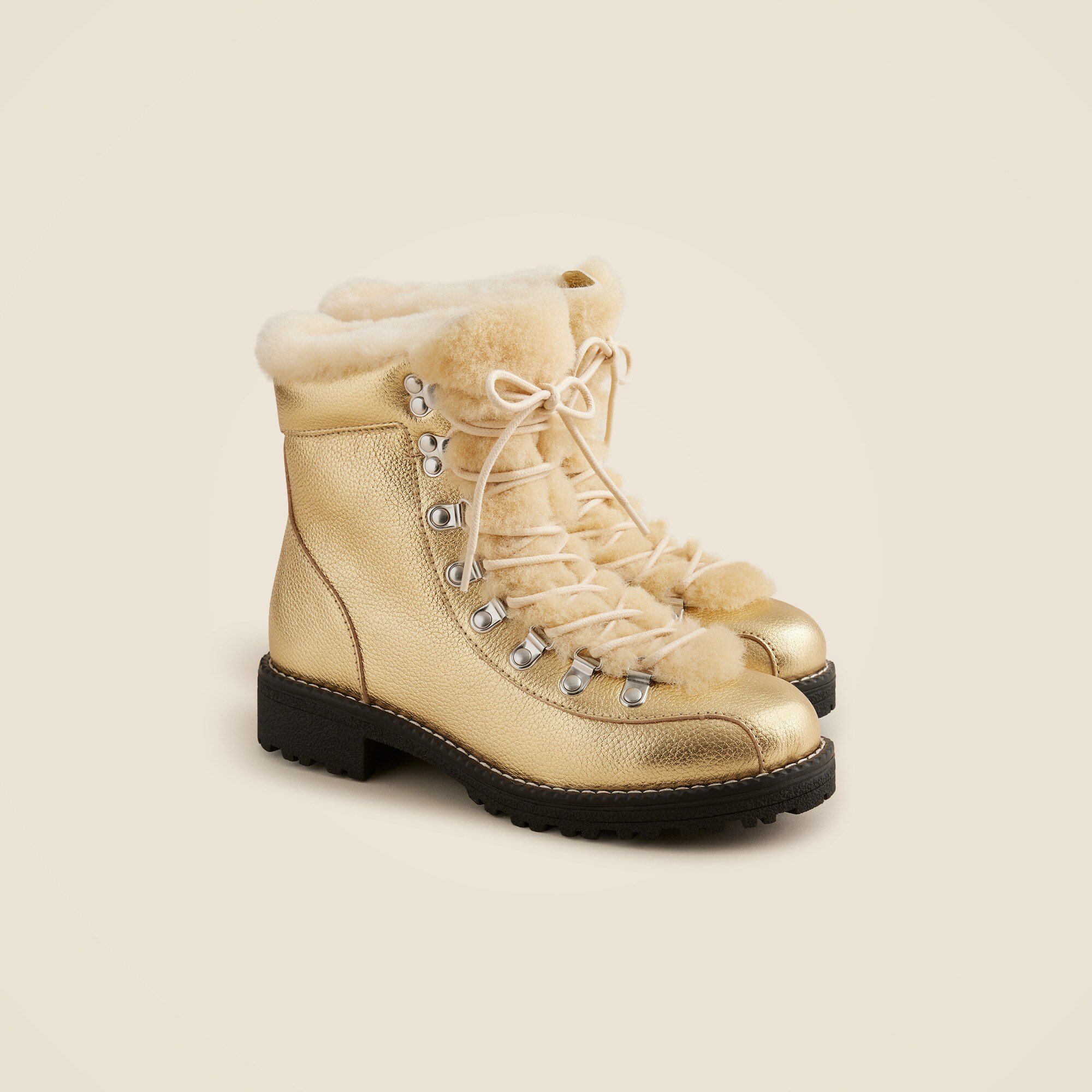 New Nordic boots in metallic leather