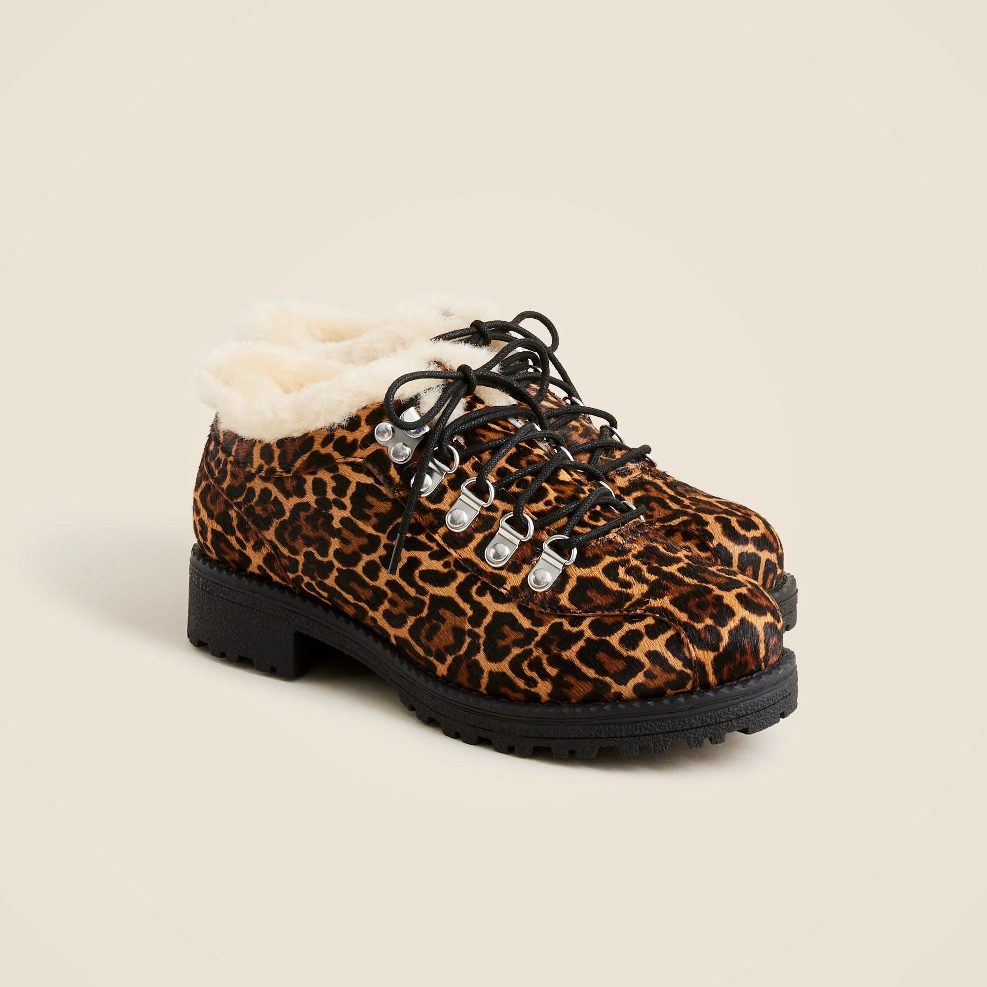 Nordic ankle boots in calf hair