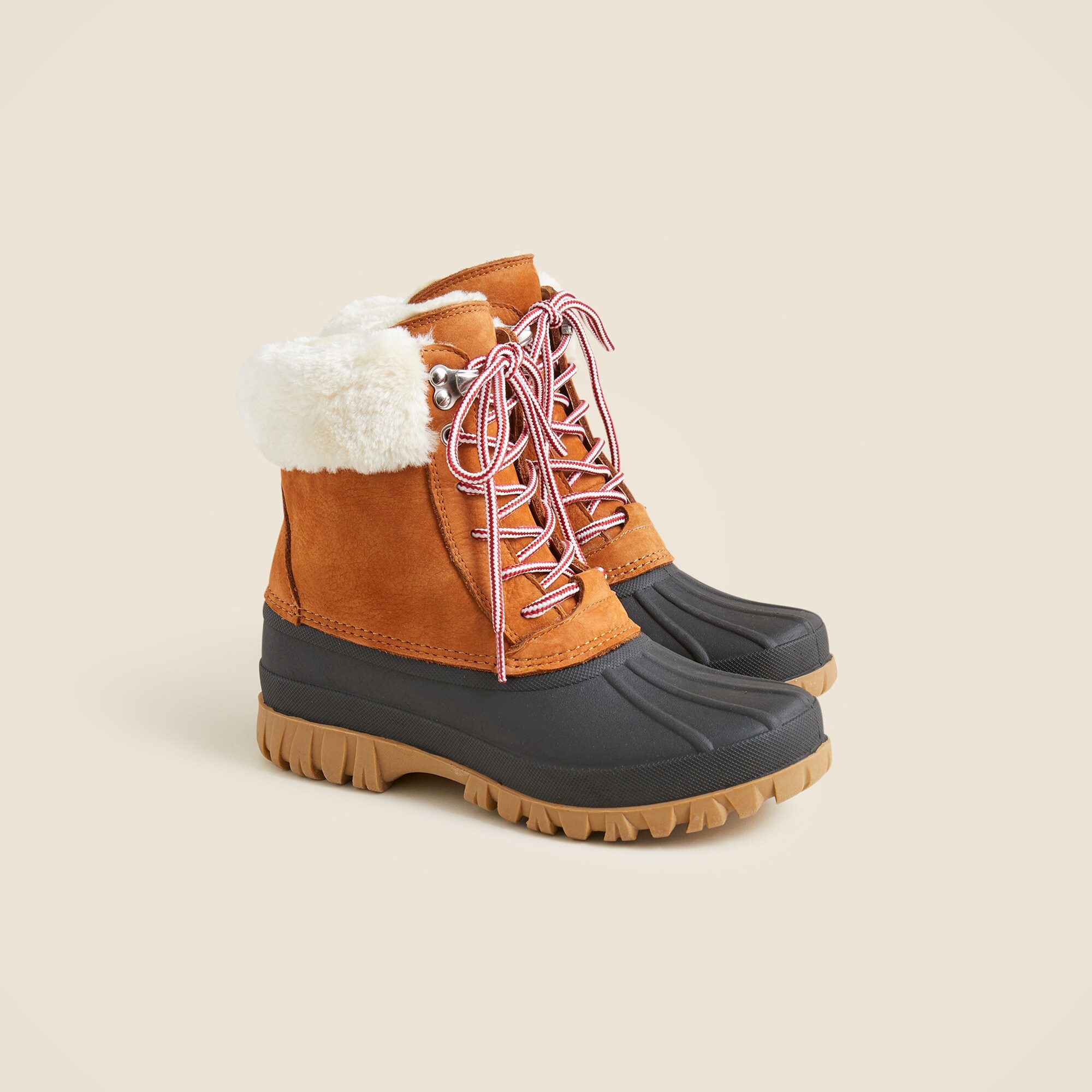 Perfect Winter boots in nubuck and sherpa