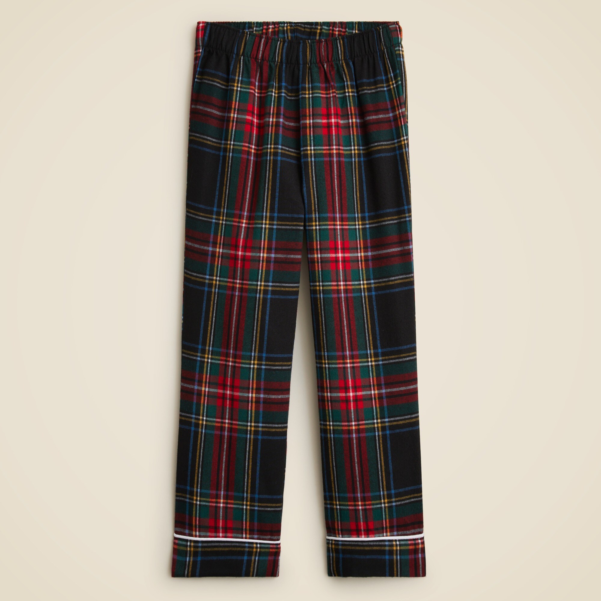 Kids' long-sleeve flannel pajama set