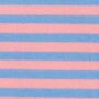 Striped performance polo shirt CORAL MIST SERENE SKY