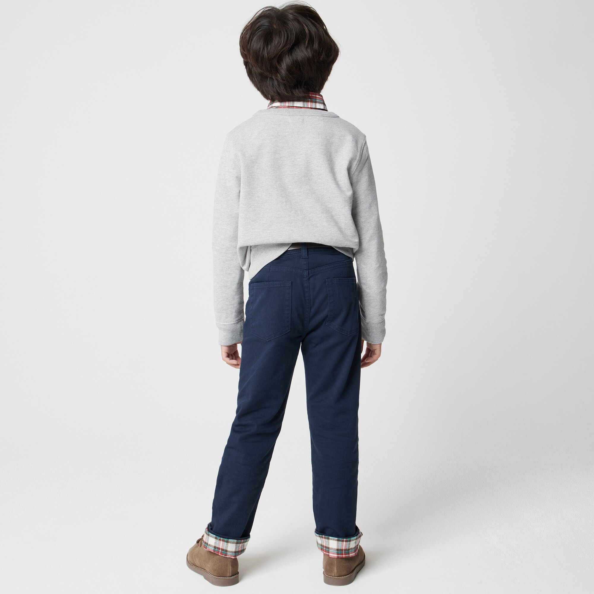 Boys' lined chino pant