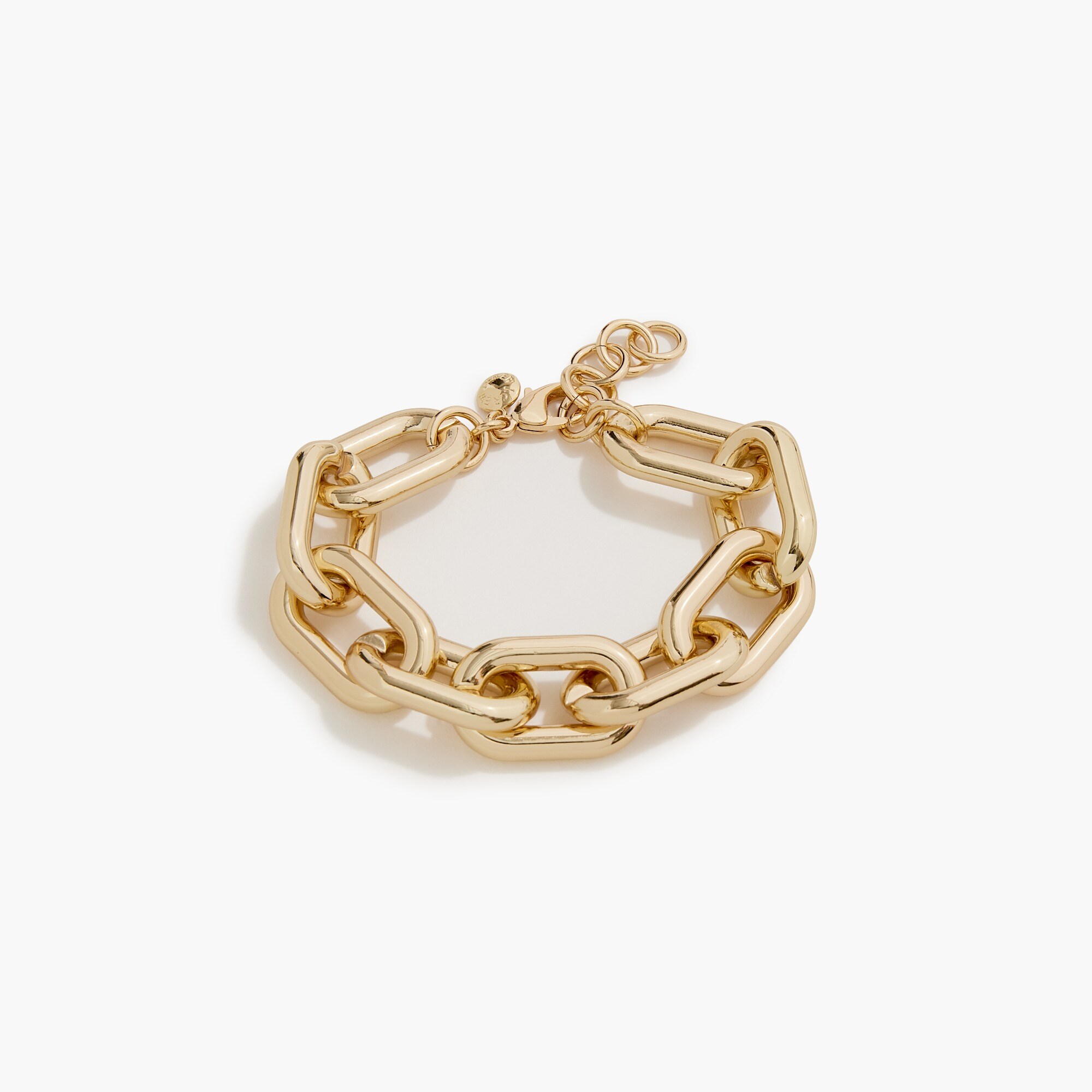 chunky gold link bracelet for women