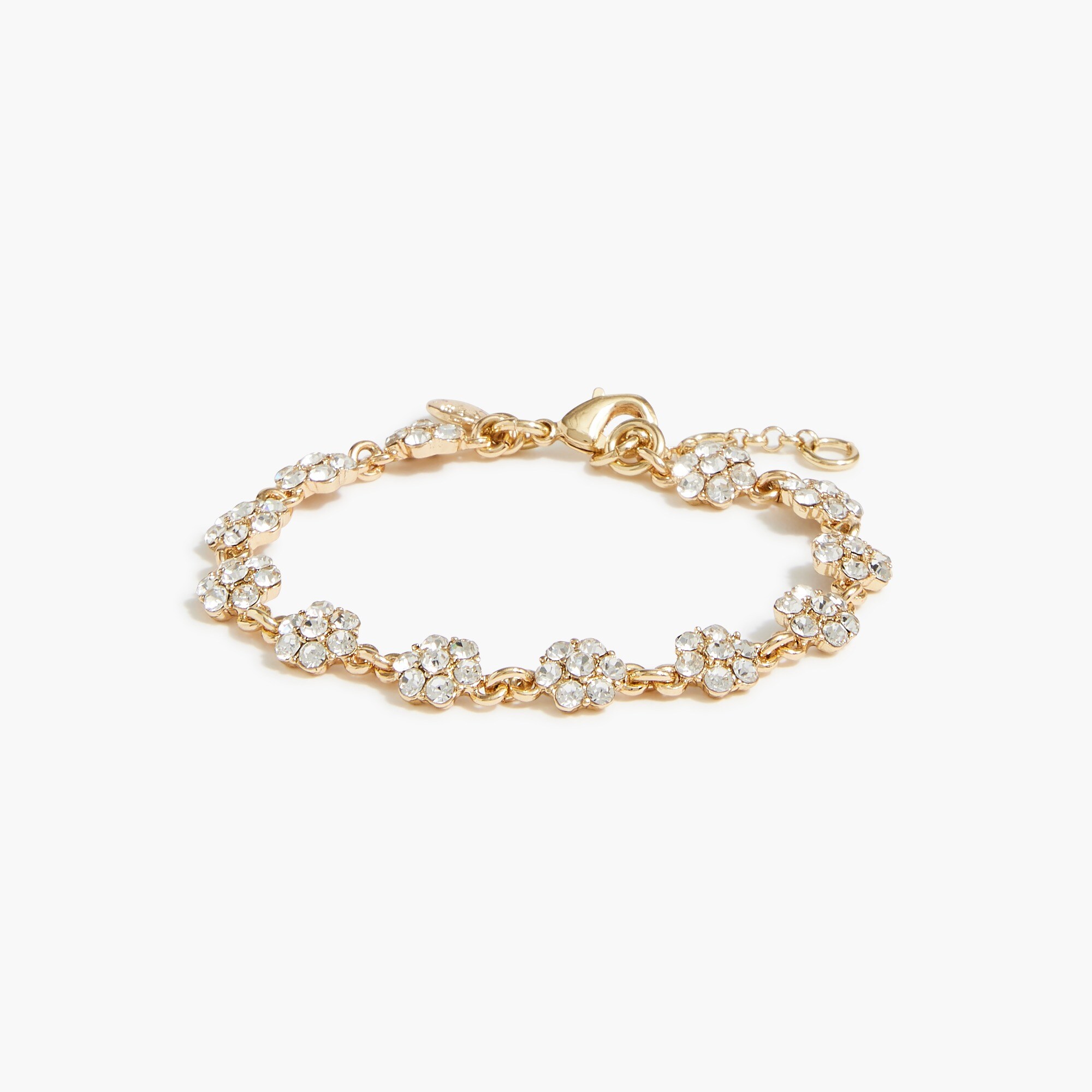 Crystal flower bracelet