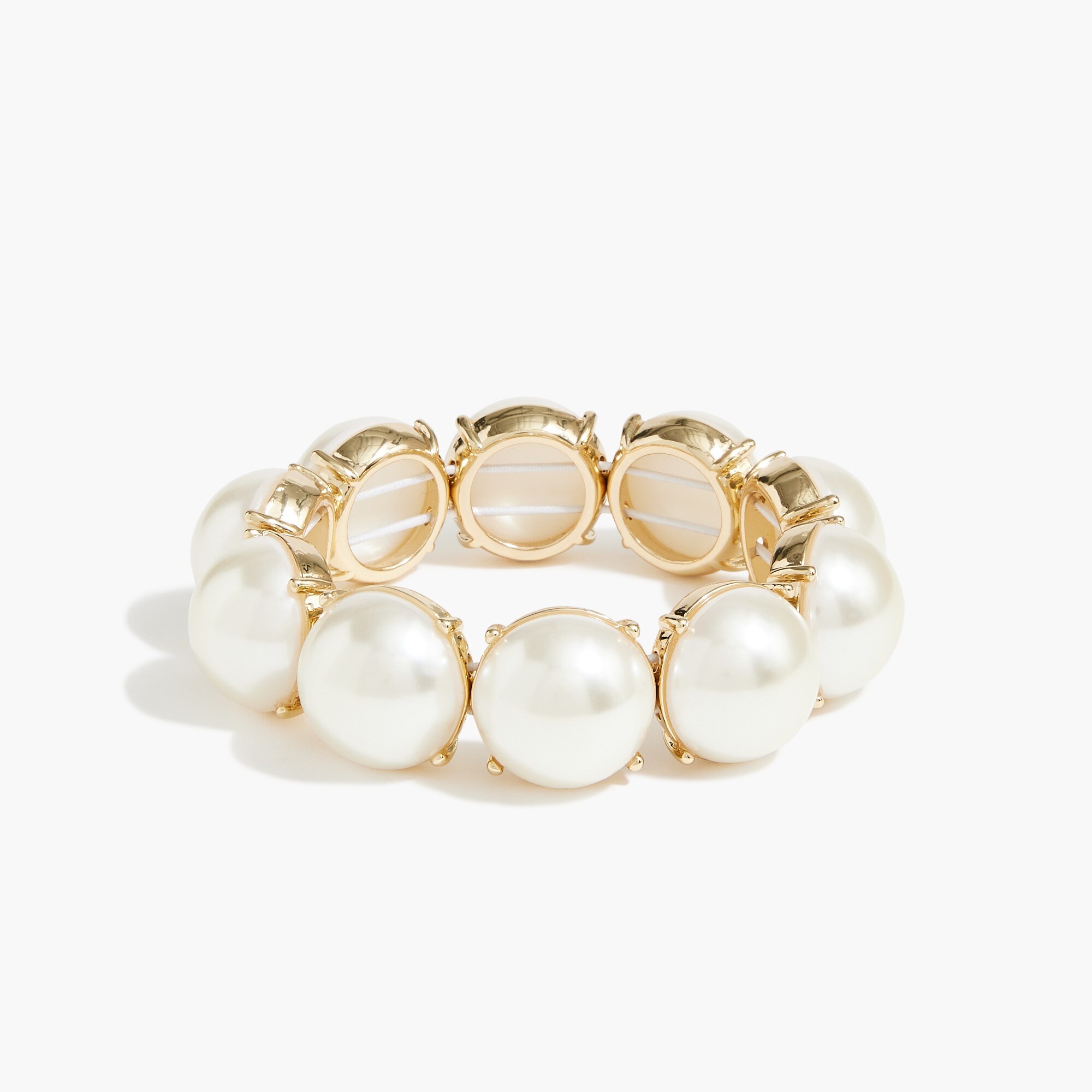 oversized pearl bauble bracelet for women