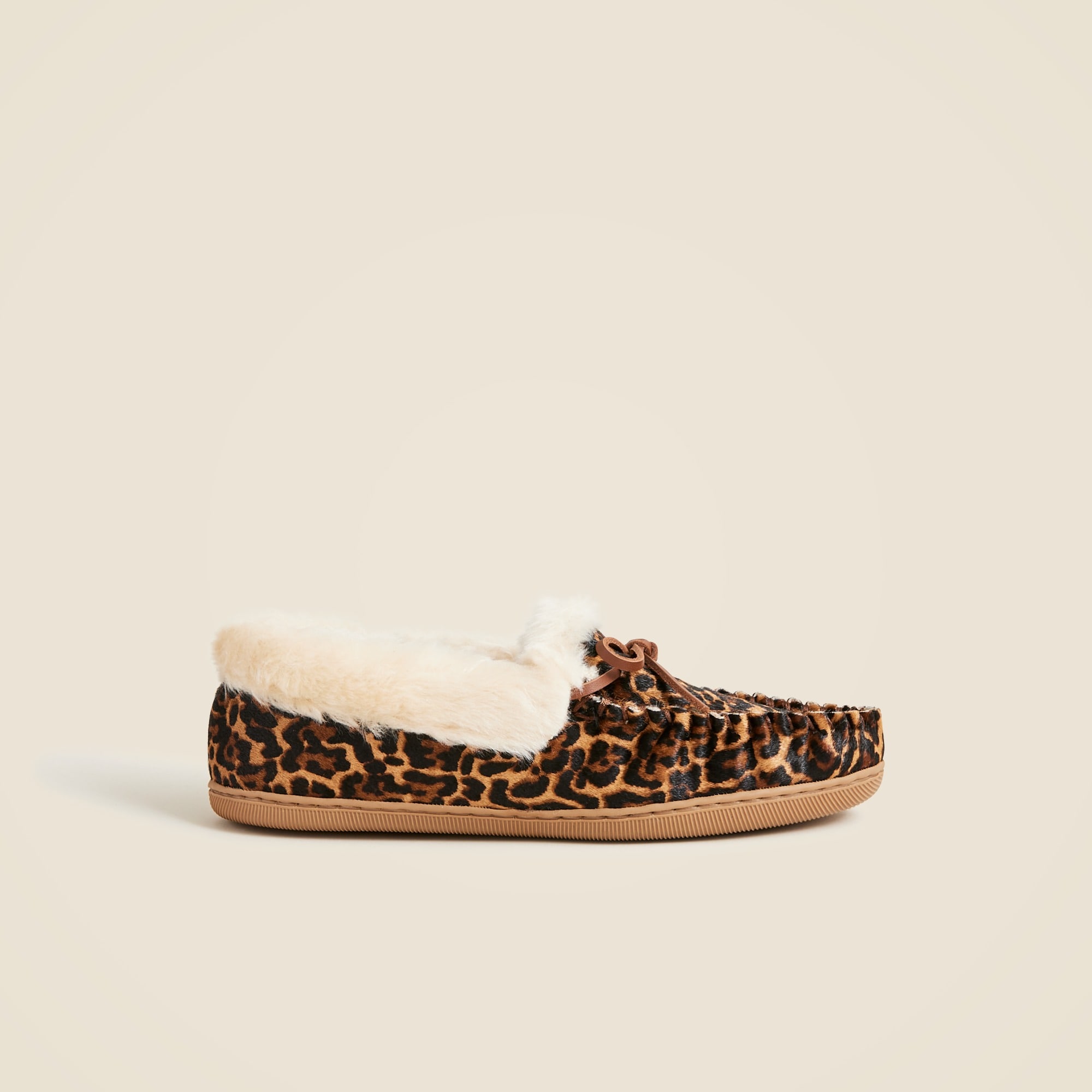 Lodge shoes in calf hair