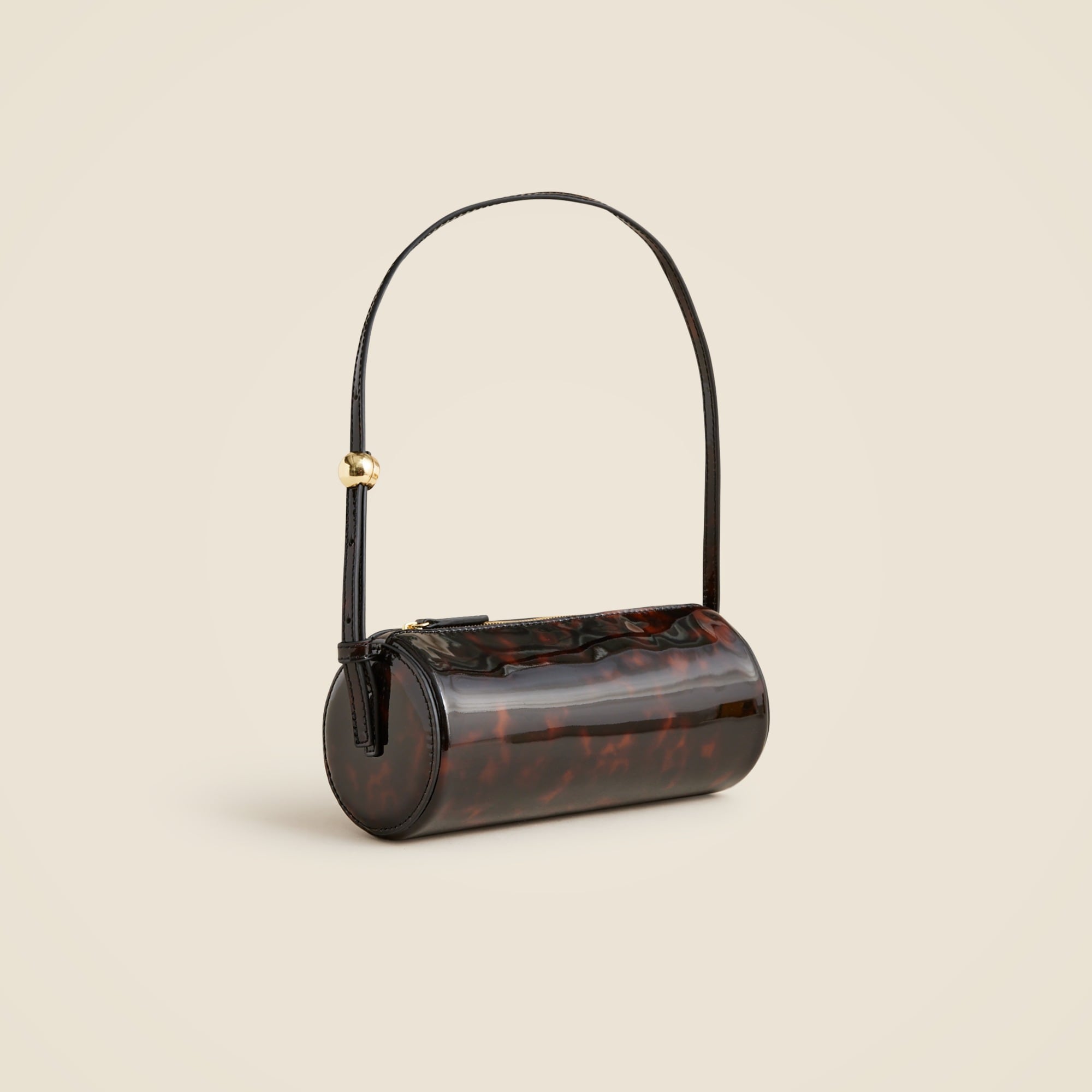 Bordeaux bag in tortoise print leather