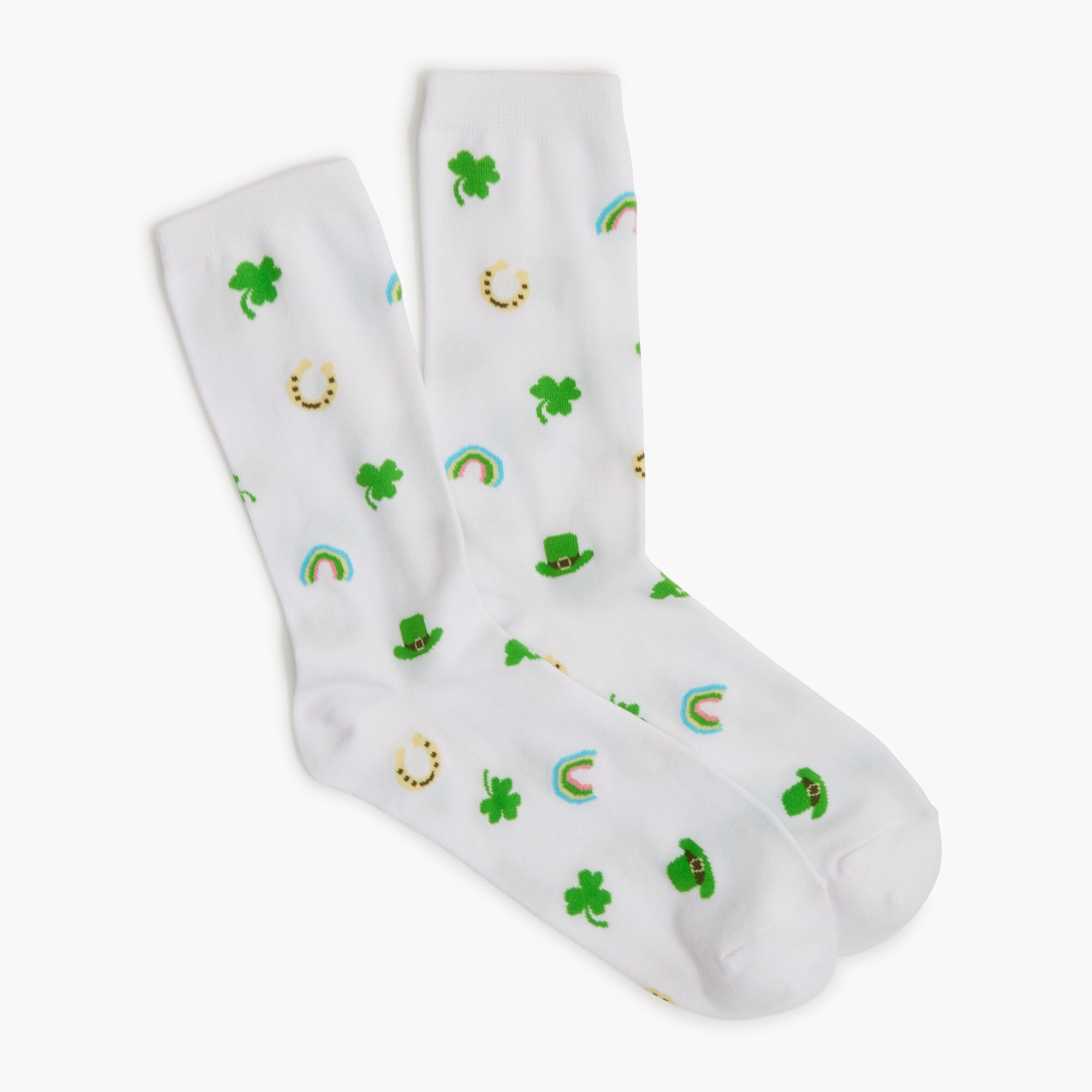 St. Patrick's Day trouser socks