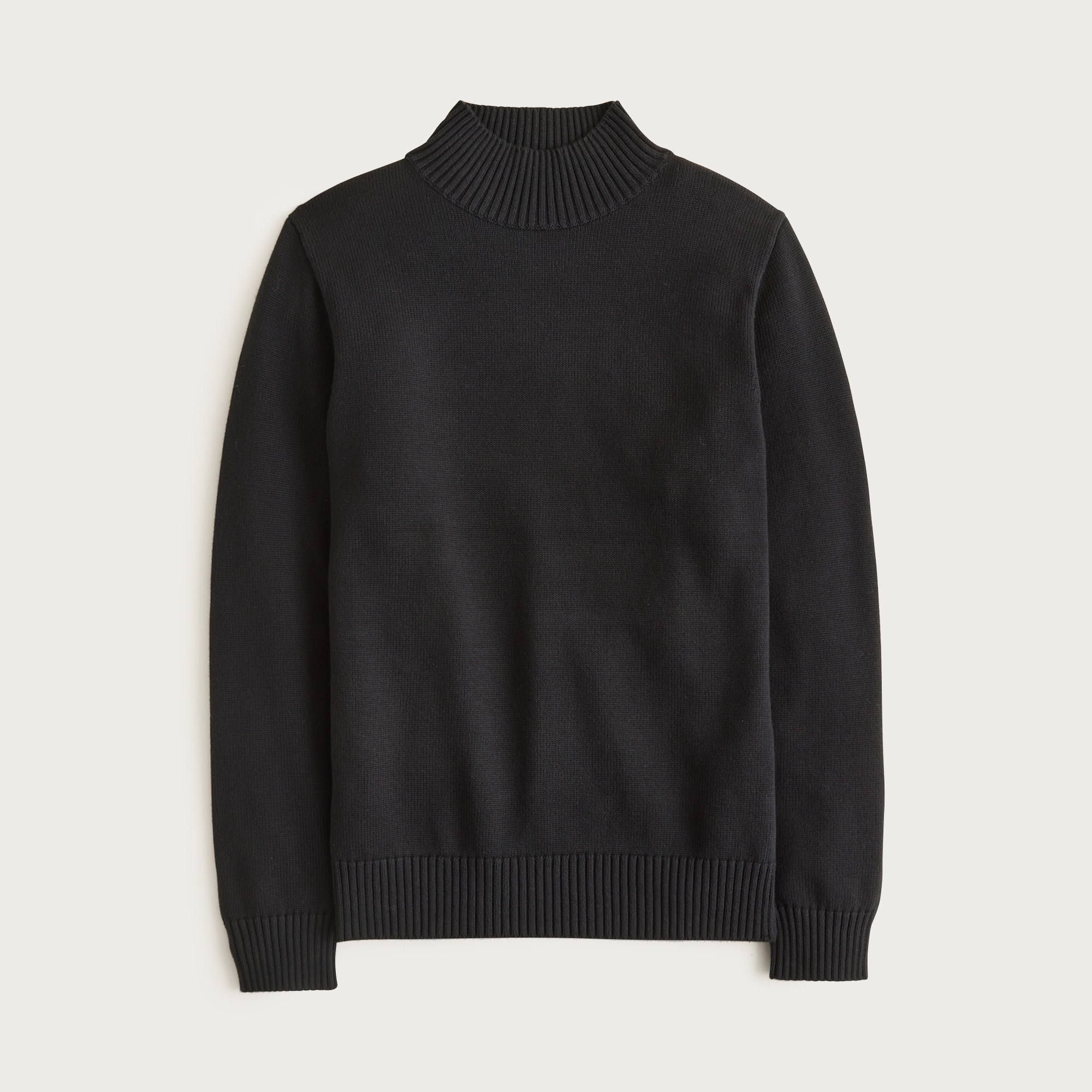 Heritage cotton mockneck sweater