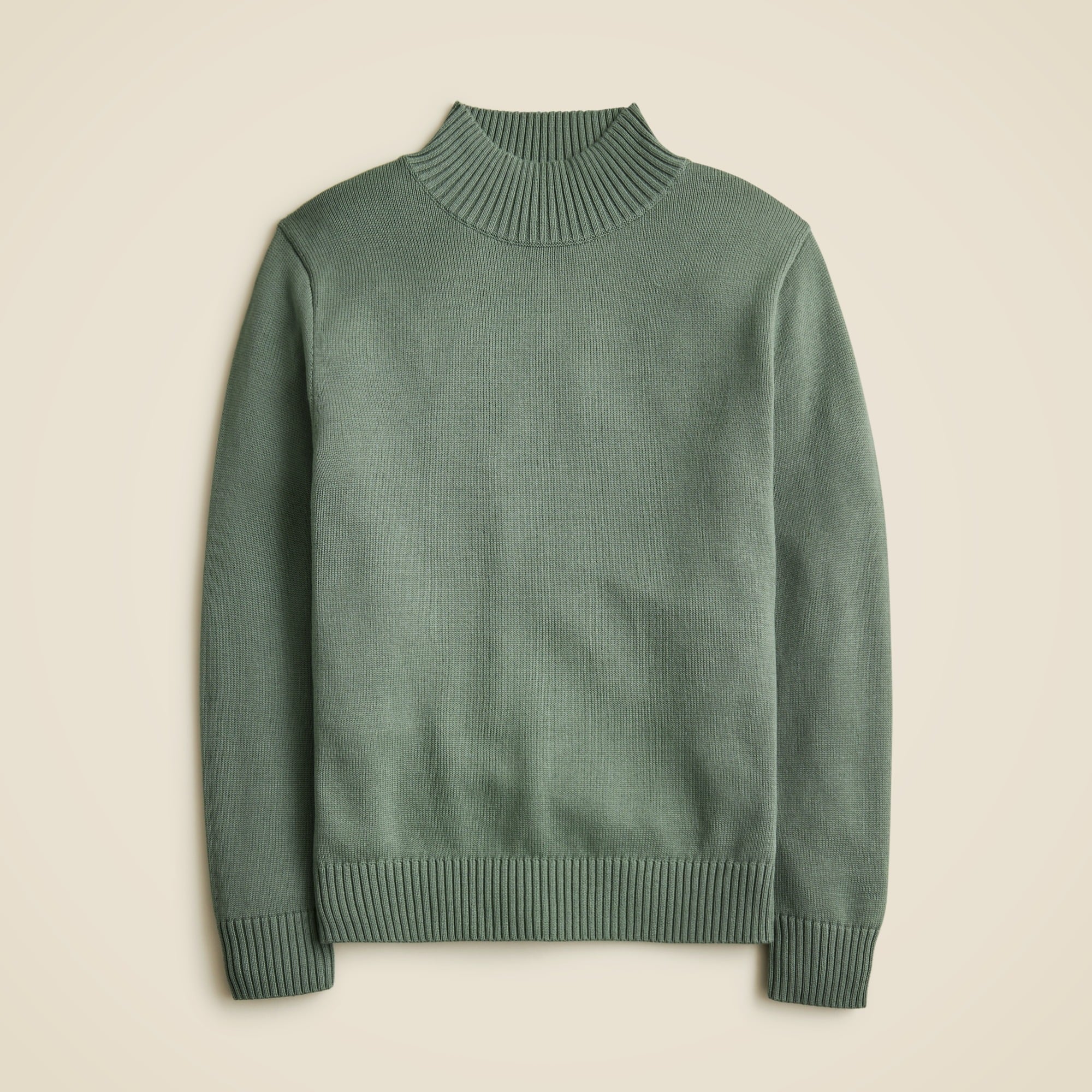 Heritage Cotton Mockneck Sweater For Men | J.Crew