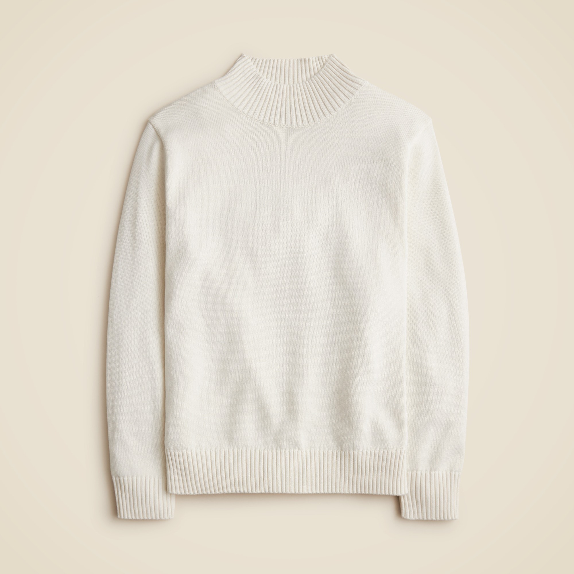 mens Heritage cotton mockneck sweater