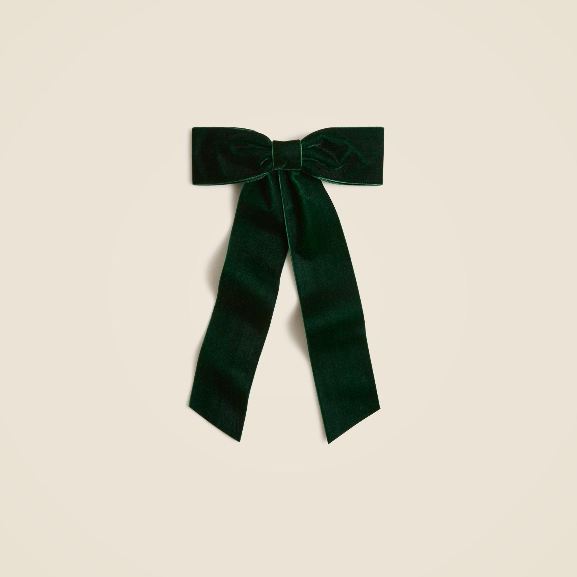  Velvet bow hair clip