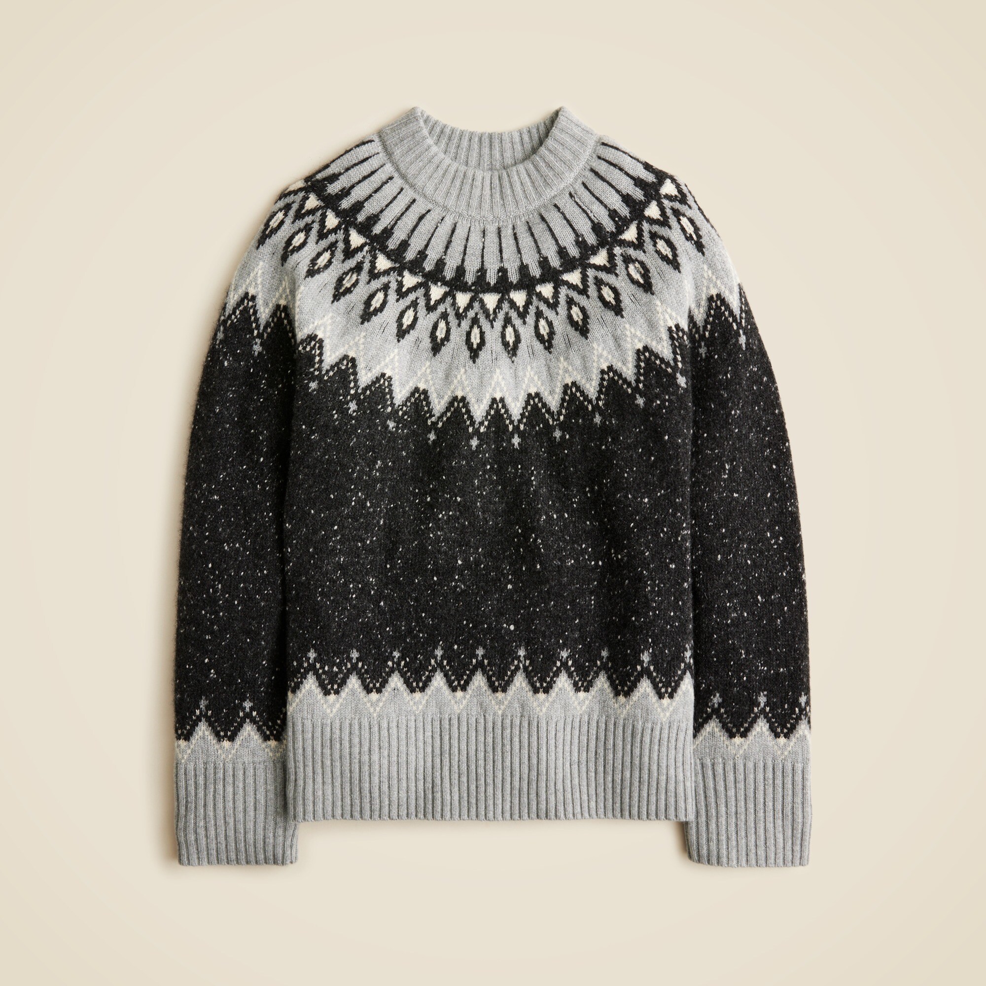 Spring Street cashmere relaxed Fair Isle sweater