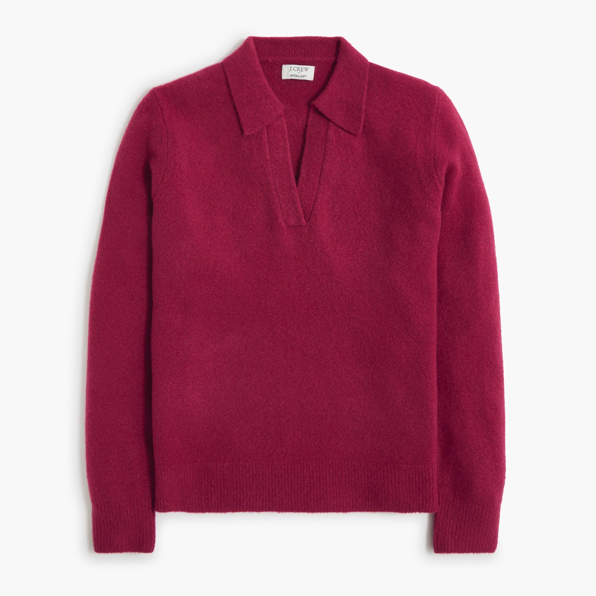 Sweater-polo in extra-soft yarn
